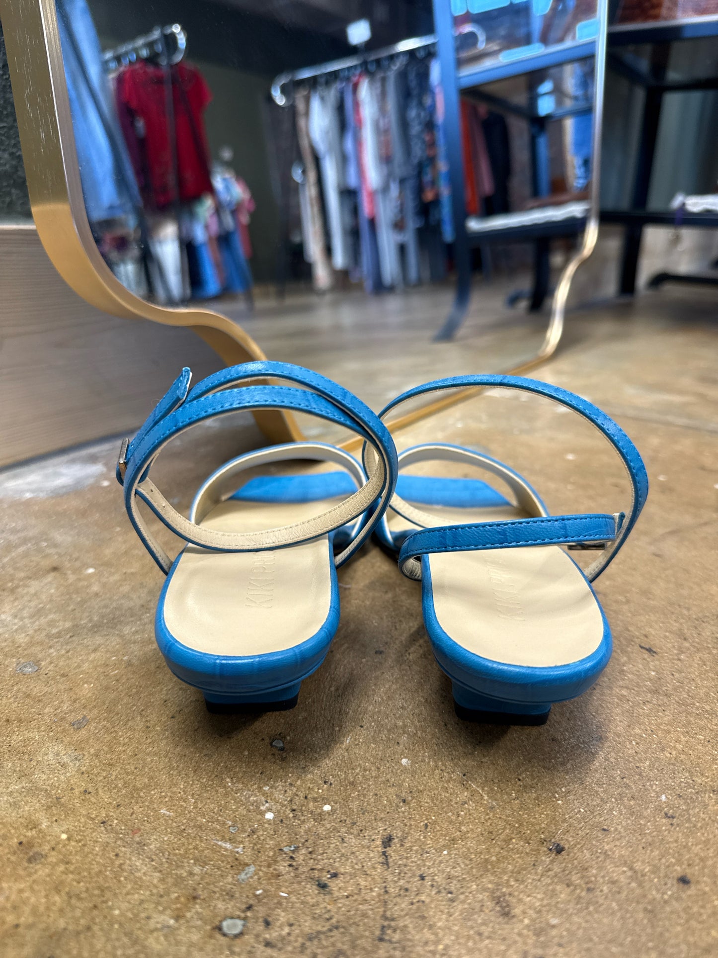 Kiki Price Shoe Size 37 Blue Sandals