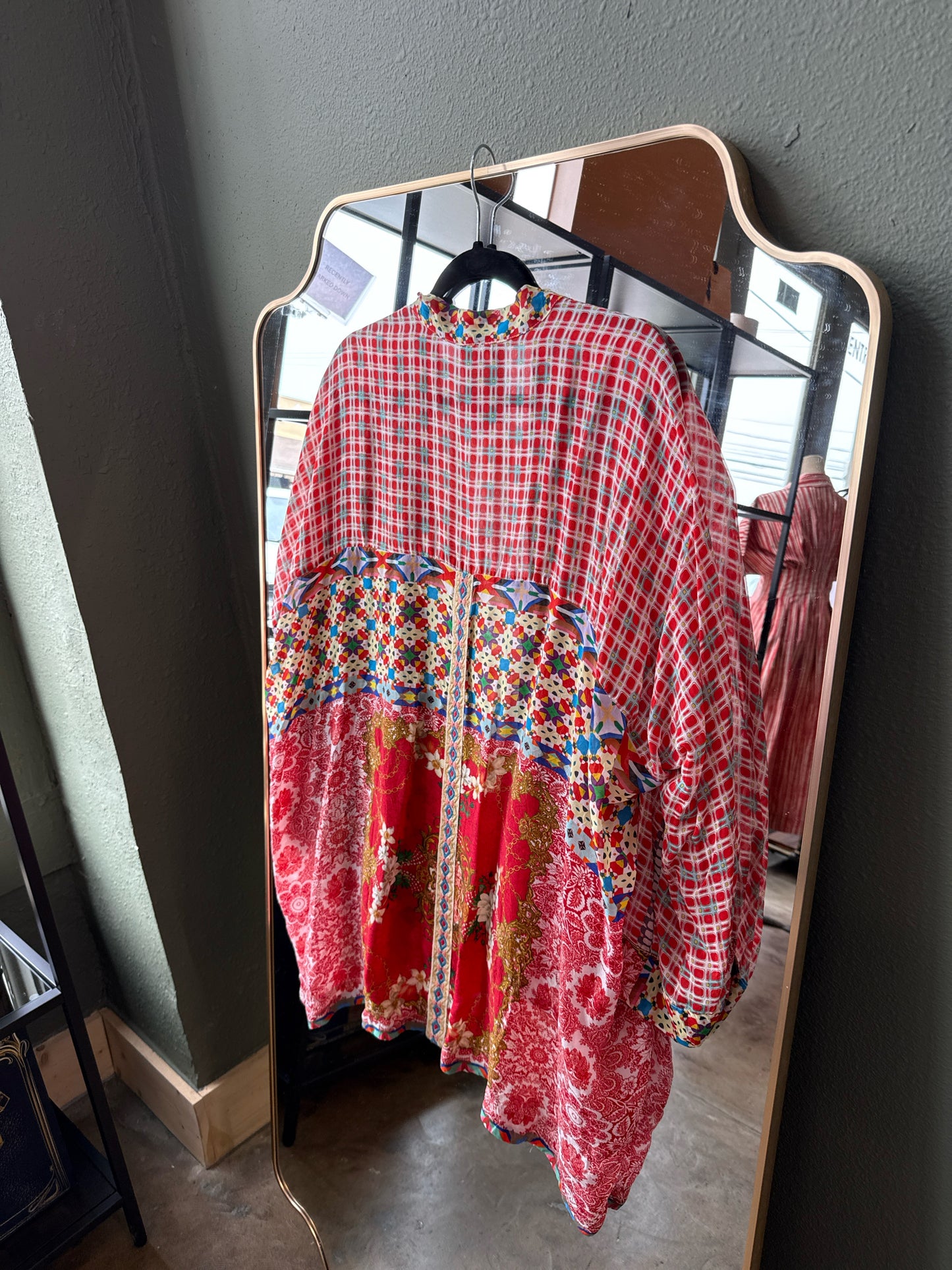 Johnny Was Size M Red/Multi Kimono/Shawl