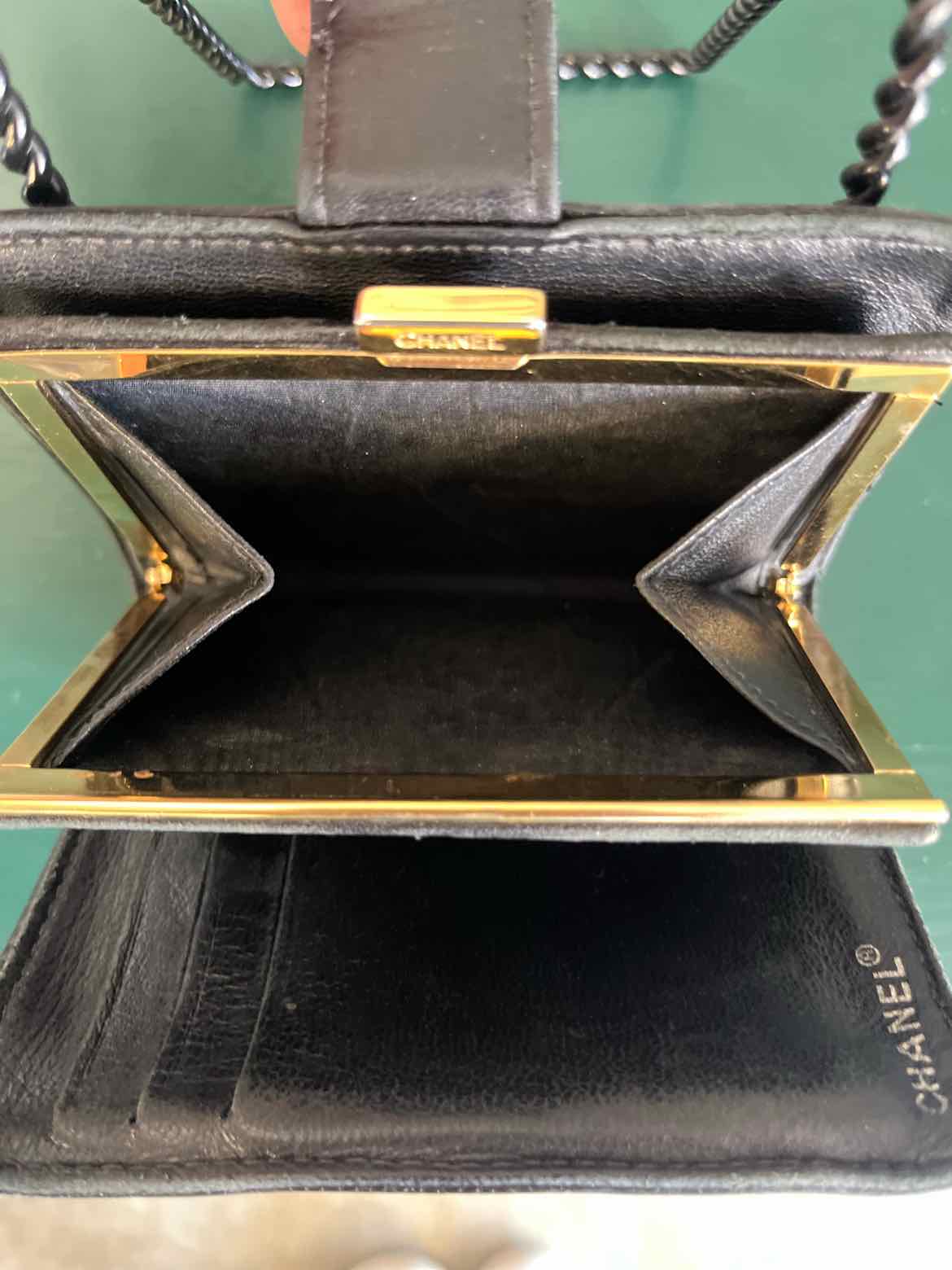 Chanel Black Wallet/Wristlet