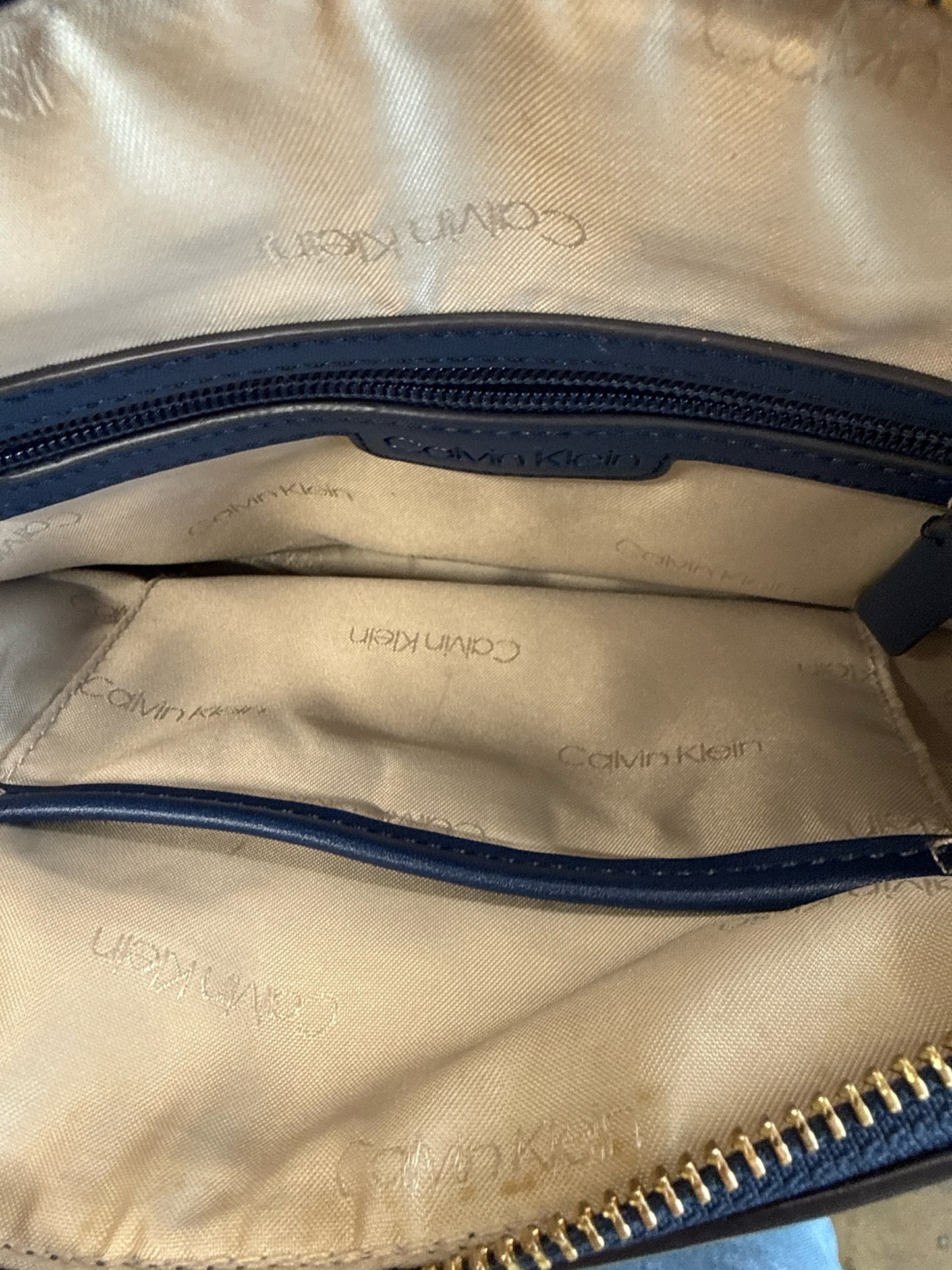 CALVIN KLEIN Navy Purse