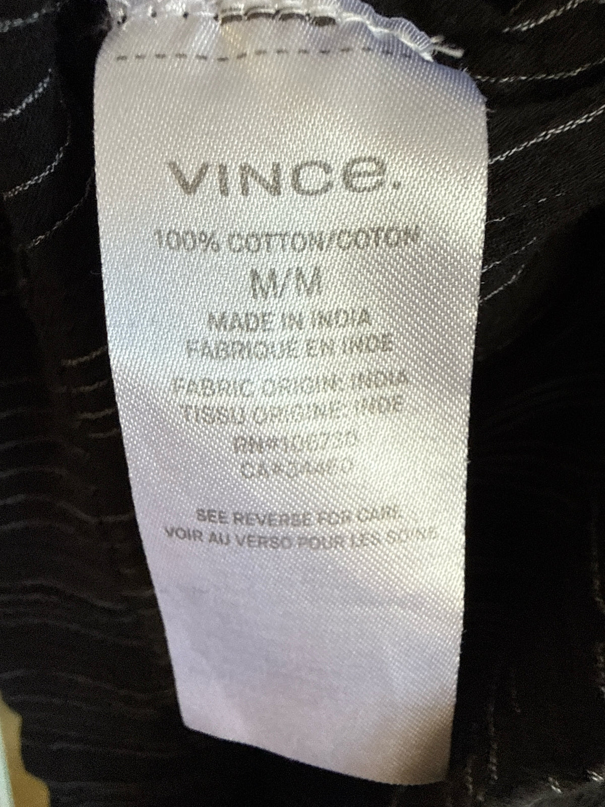 Vince Size M Black Top