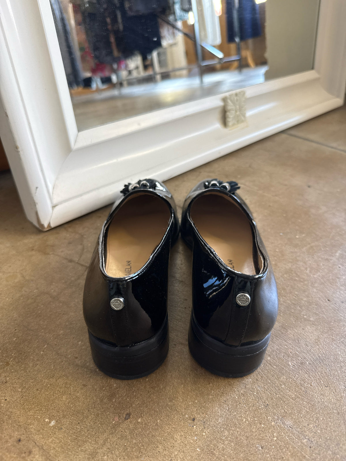 ANTONIO MELANI Shoe Size 6.5 Black Flats