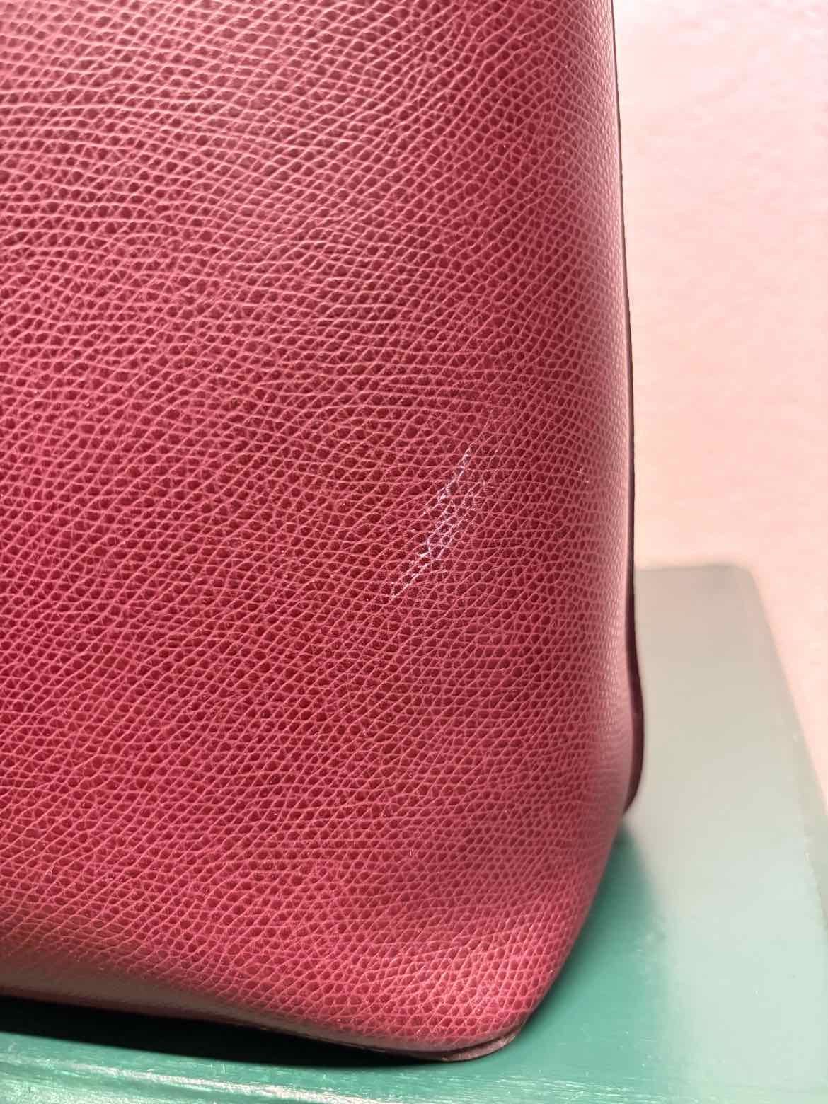MICHAEL KORS Maroon Solid Purse
