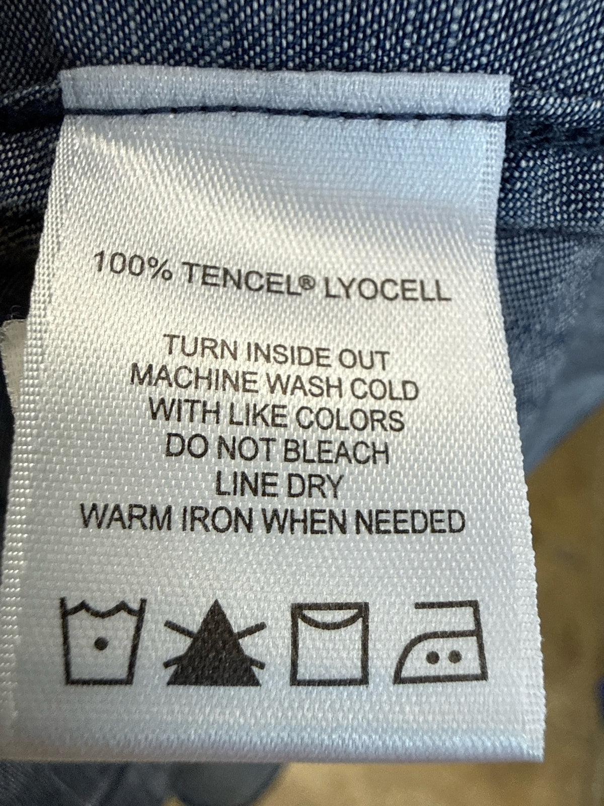 Foxcroft Size 14 Denim Top