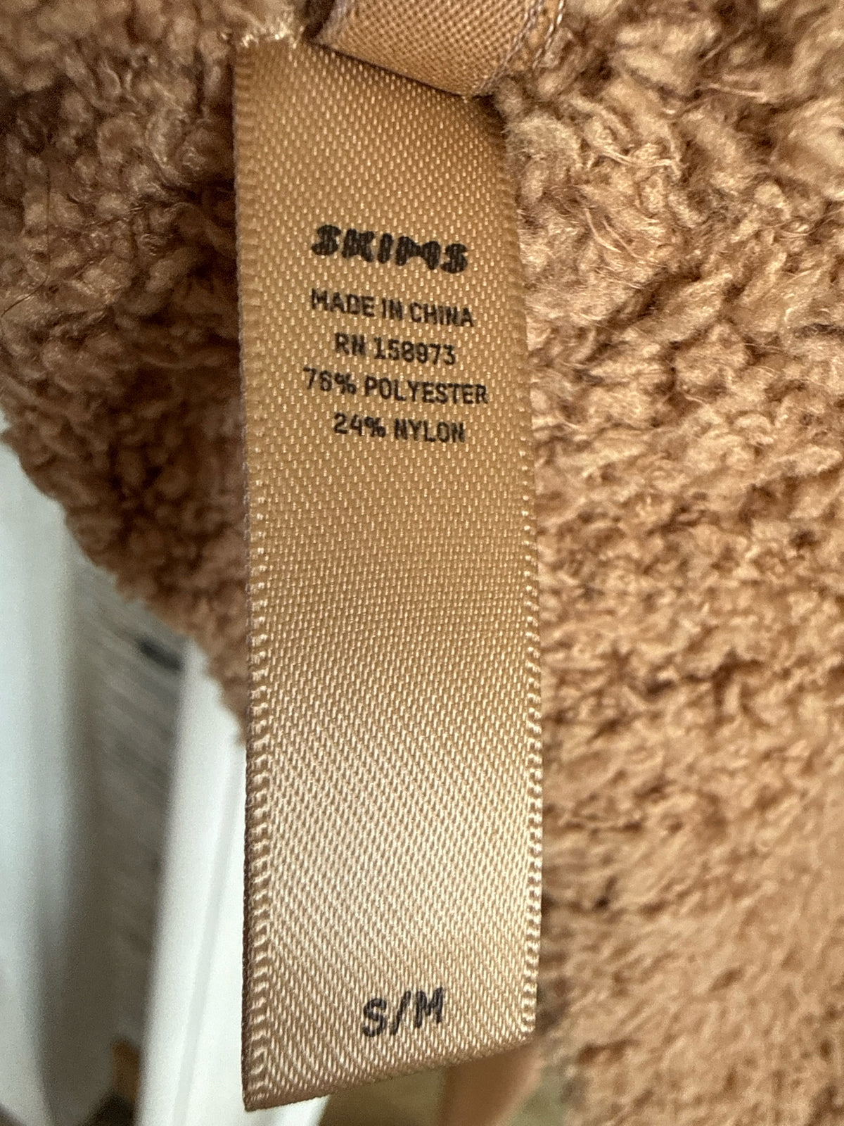 Skims Size S/M Brown Two PC Set