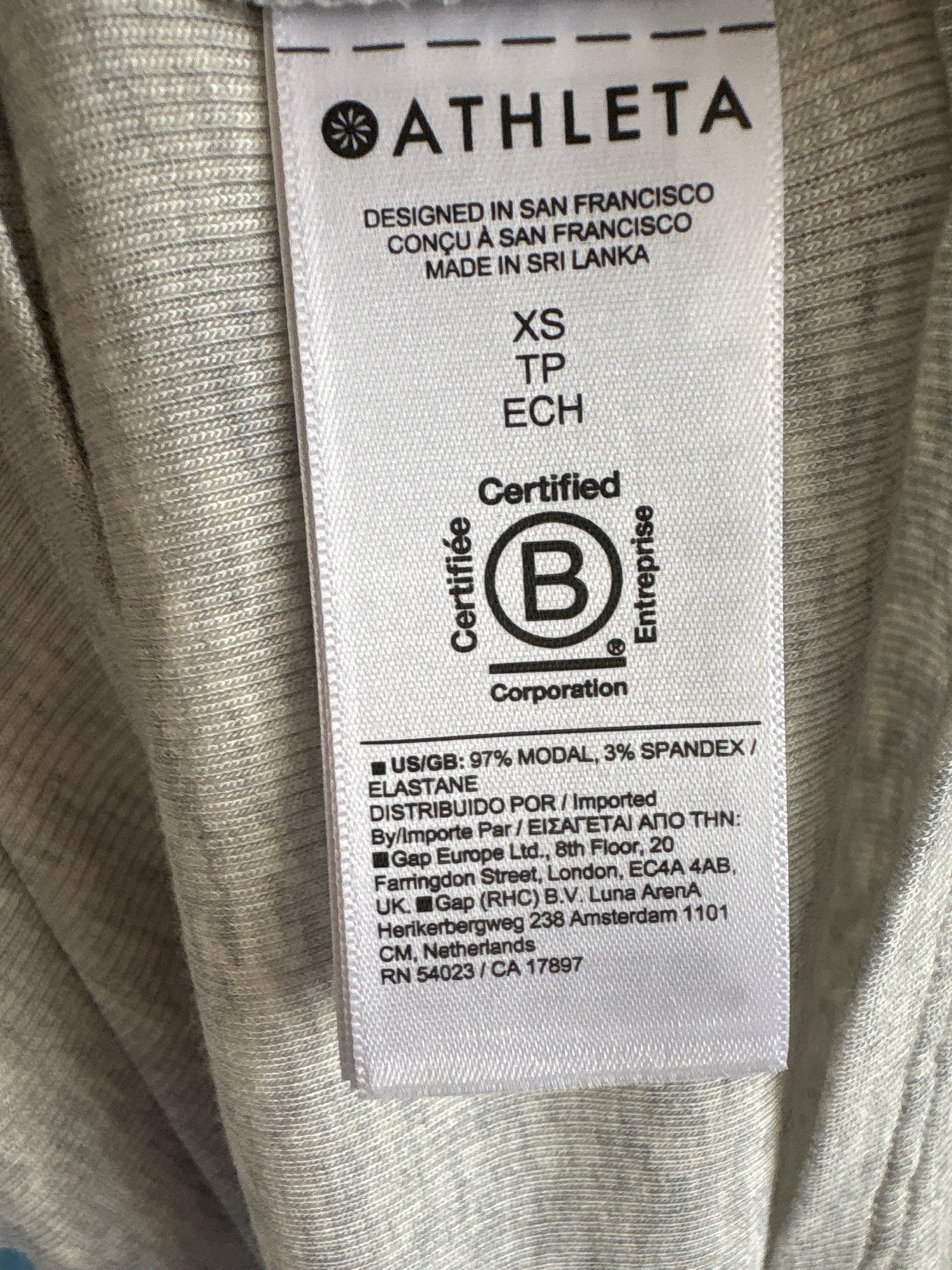 ATHLETA Size XS Gray Tops