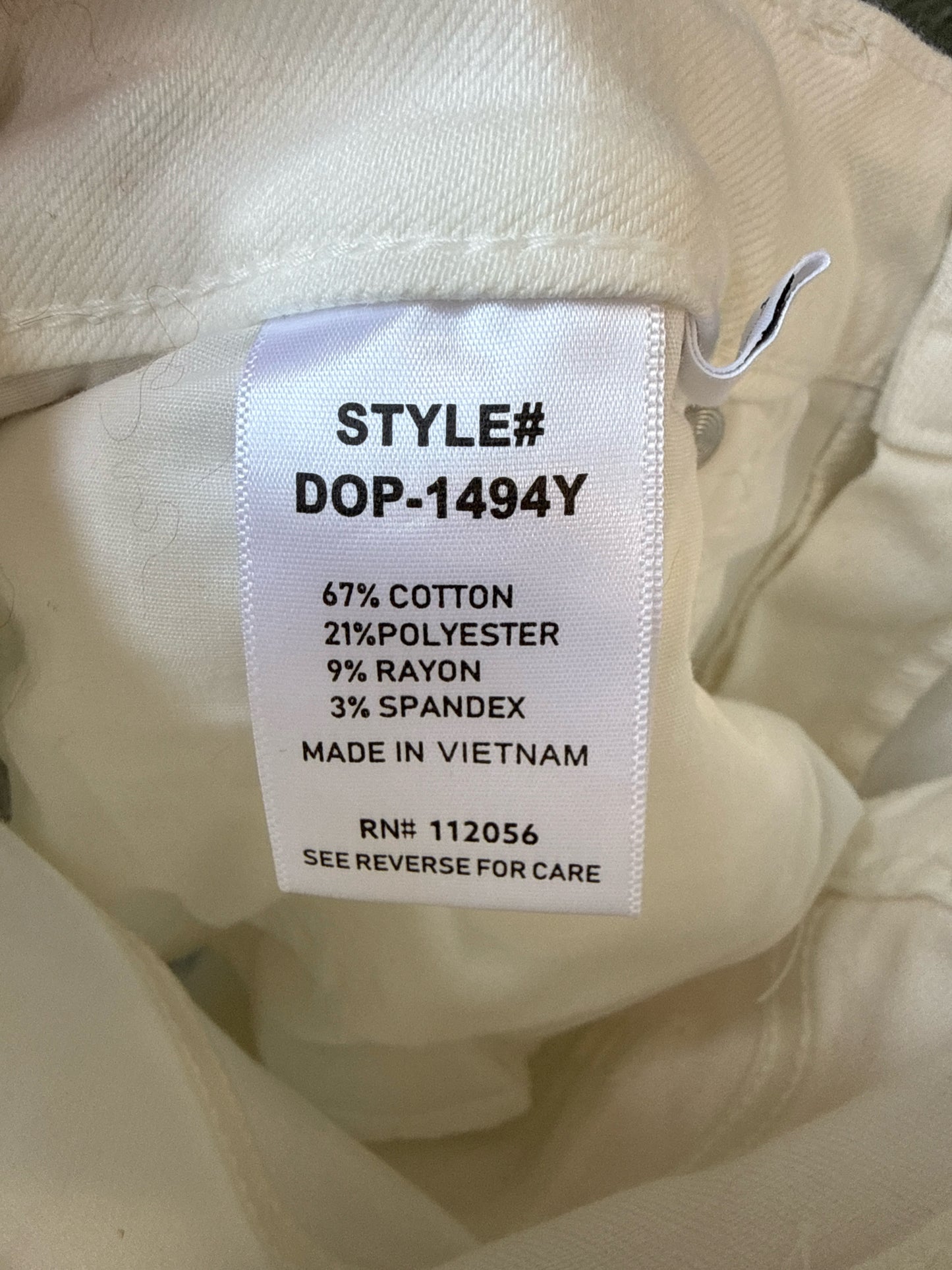 Zenana Size L White Shorts
