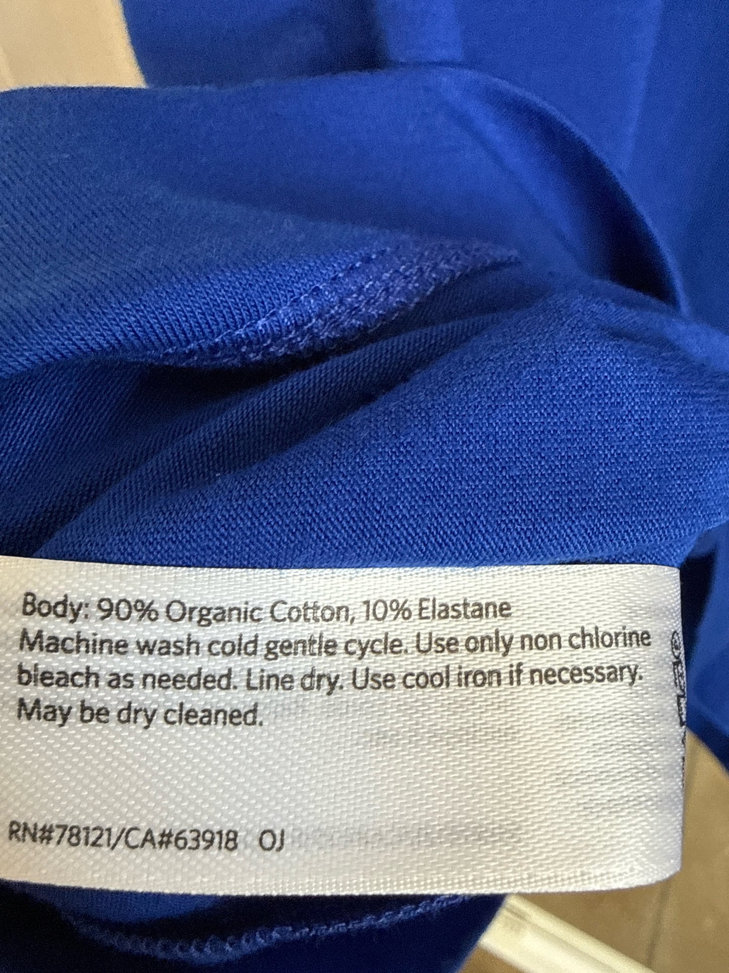 EILEEN FISHER Size L Blue Top