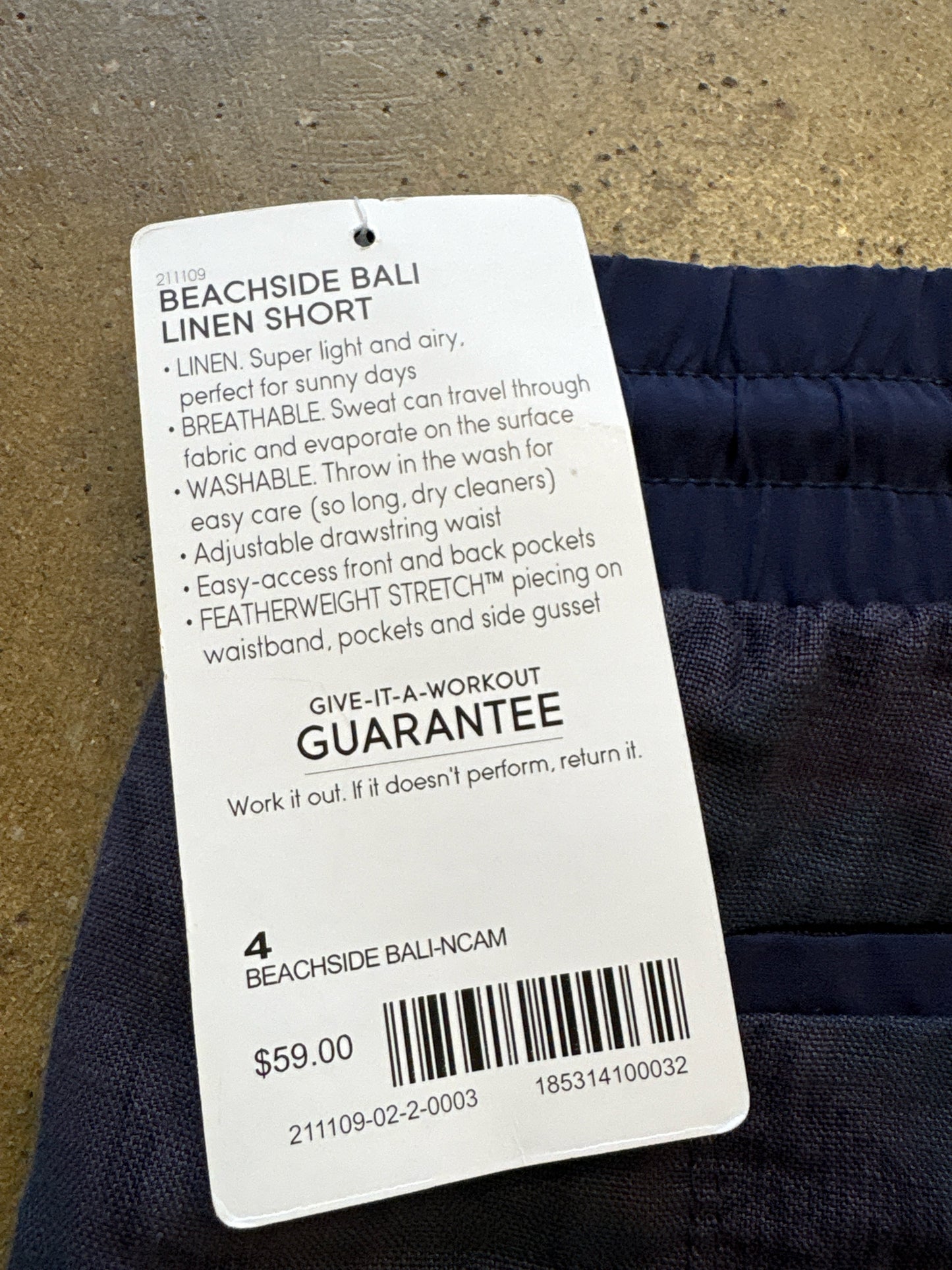 ATHLETA Size 4 Blue Shorts