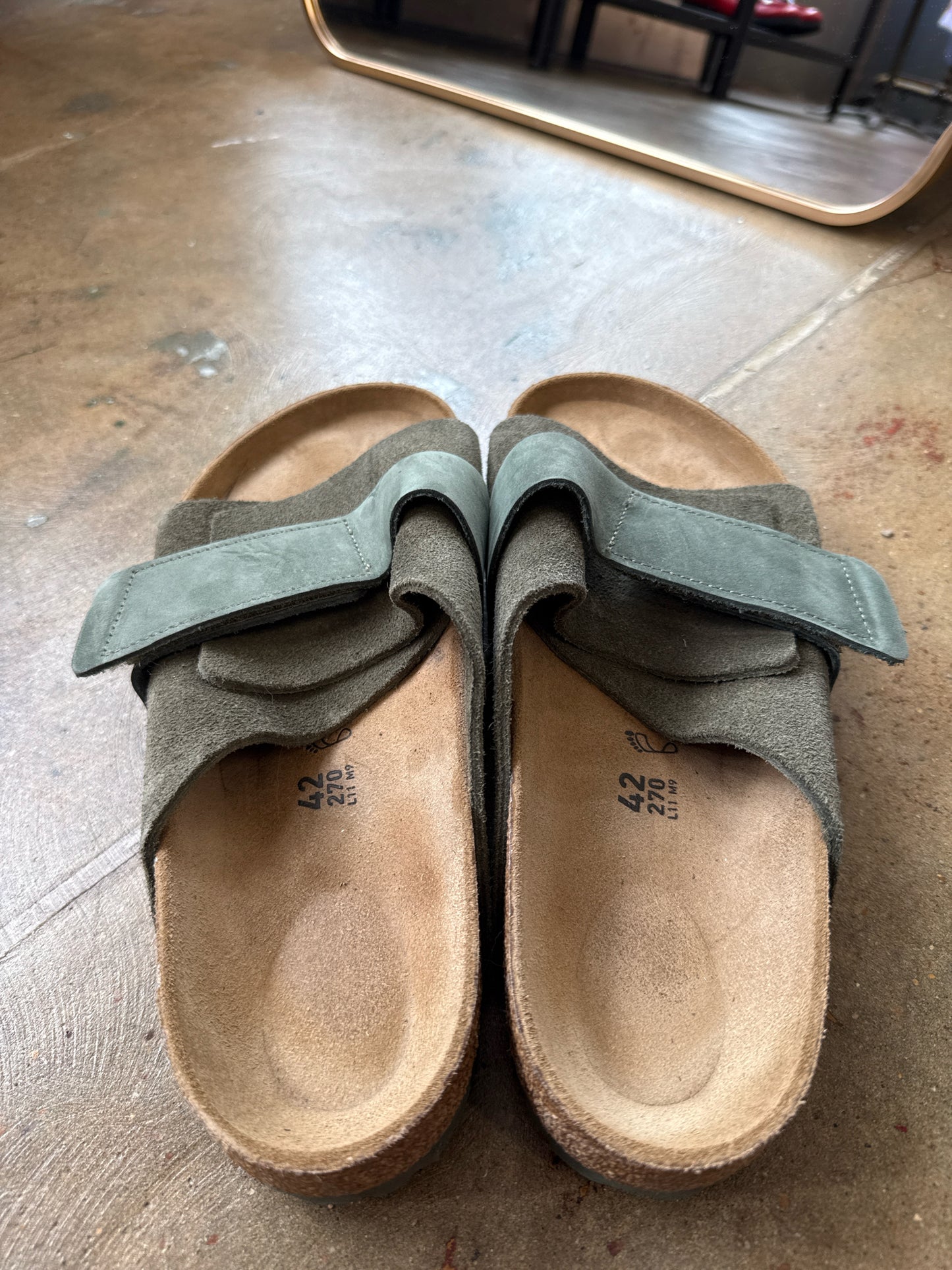 Birkenstock Shoe Size 42 Green Sandals