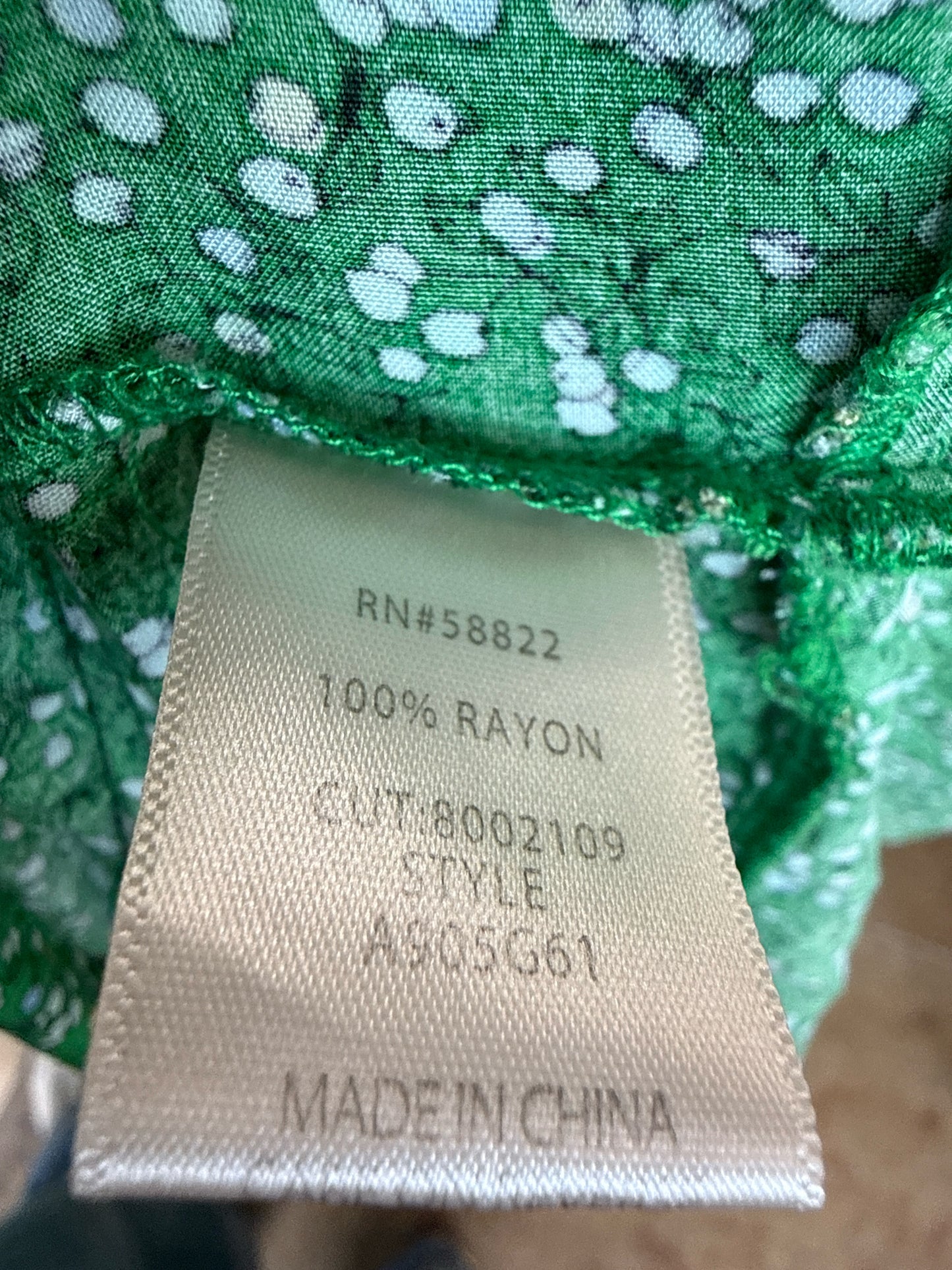 Max Studio Size M Green Dress