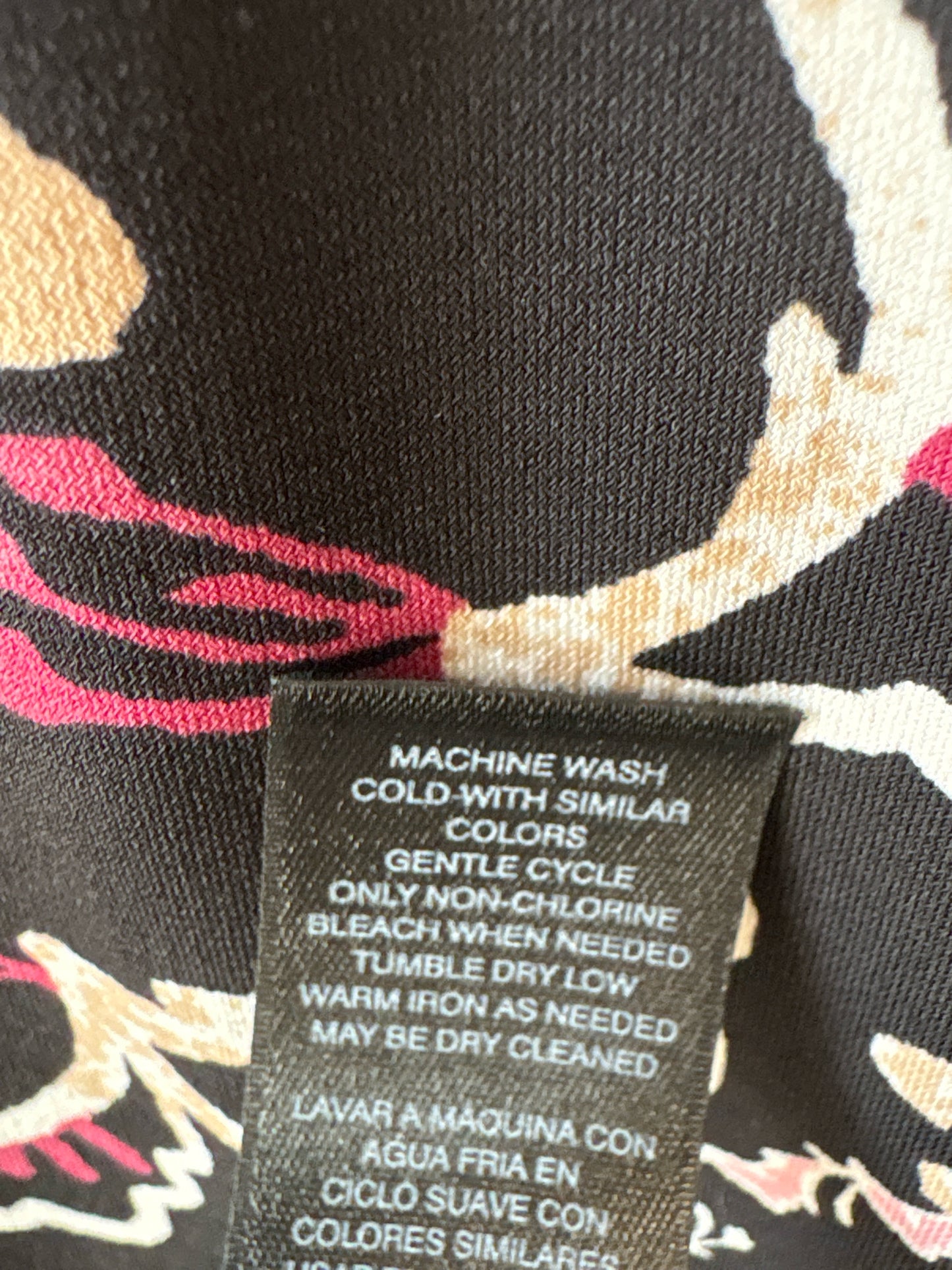 White House Black Market Size M black + multi Dress