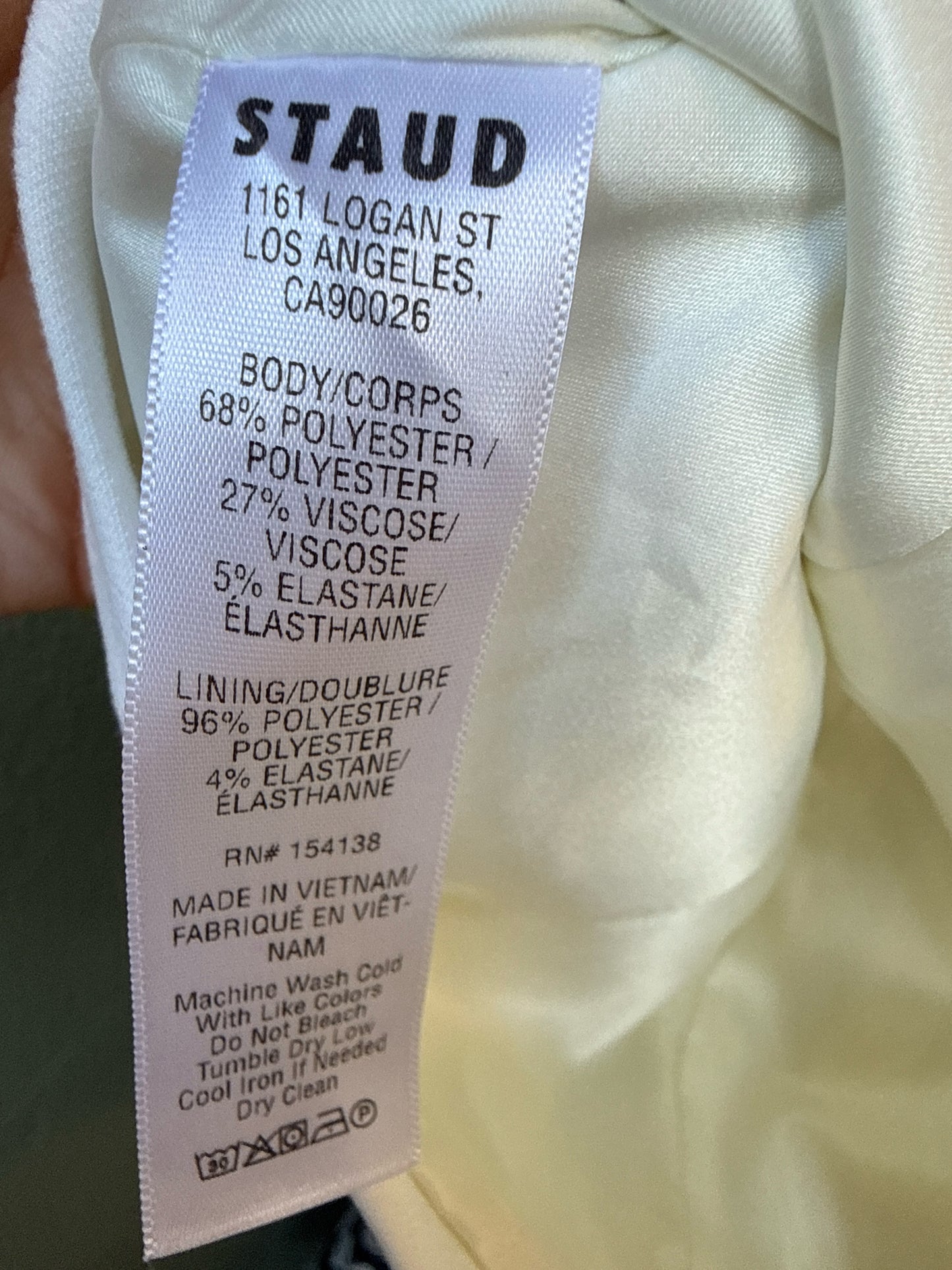 STAUD Size S White Top