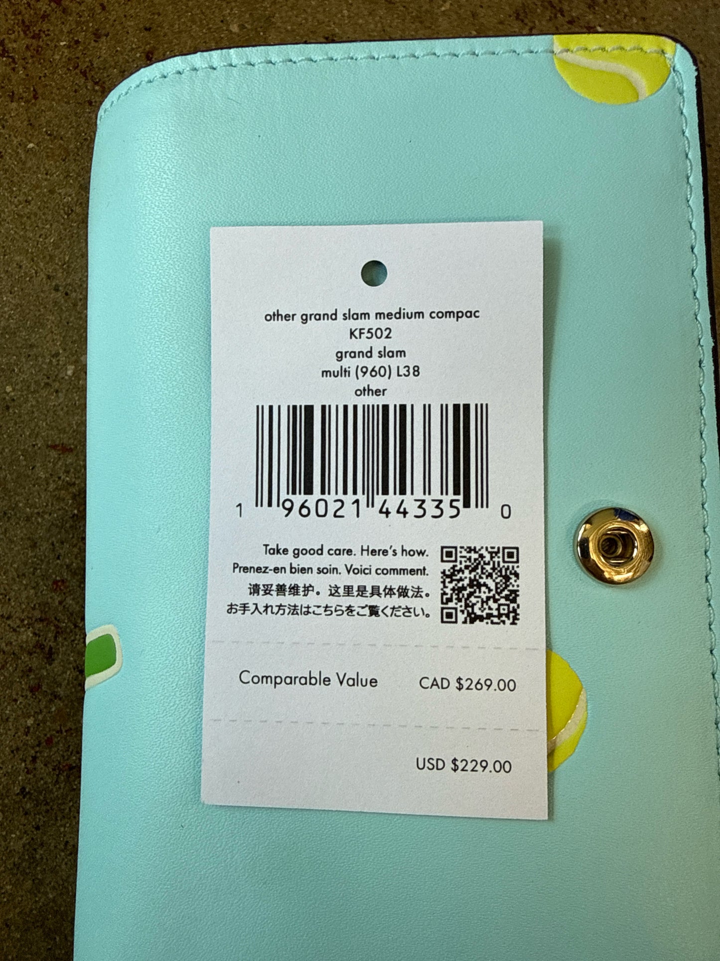 Kate Spade Blue Wallet/Wristlet