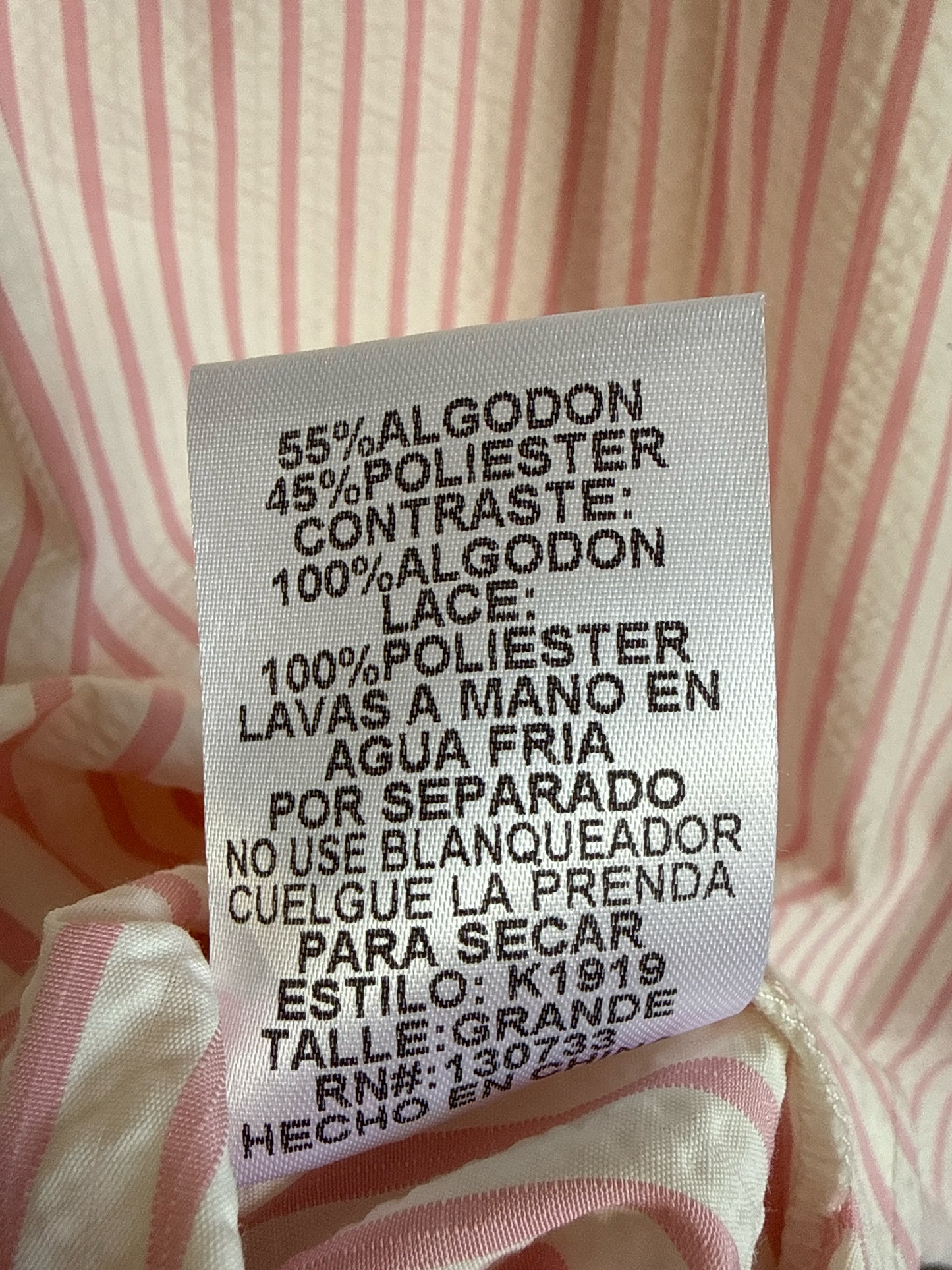 Umgee Size L Pink Top