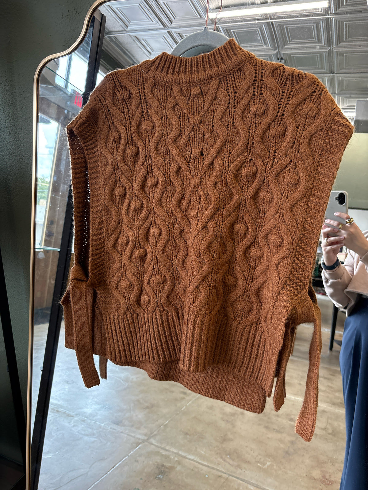 LOFT Size XS-S Caramel Knit Sweater