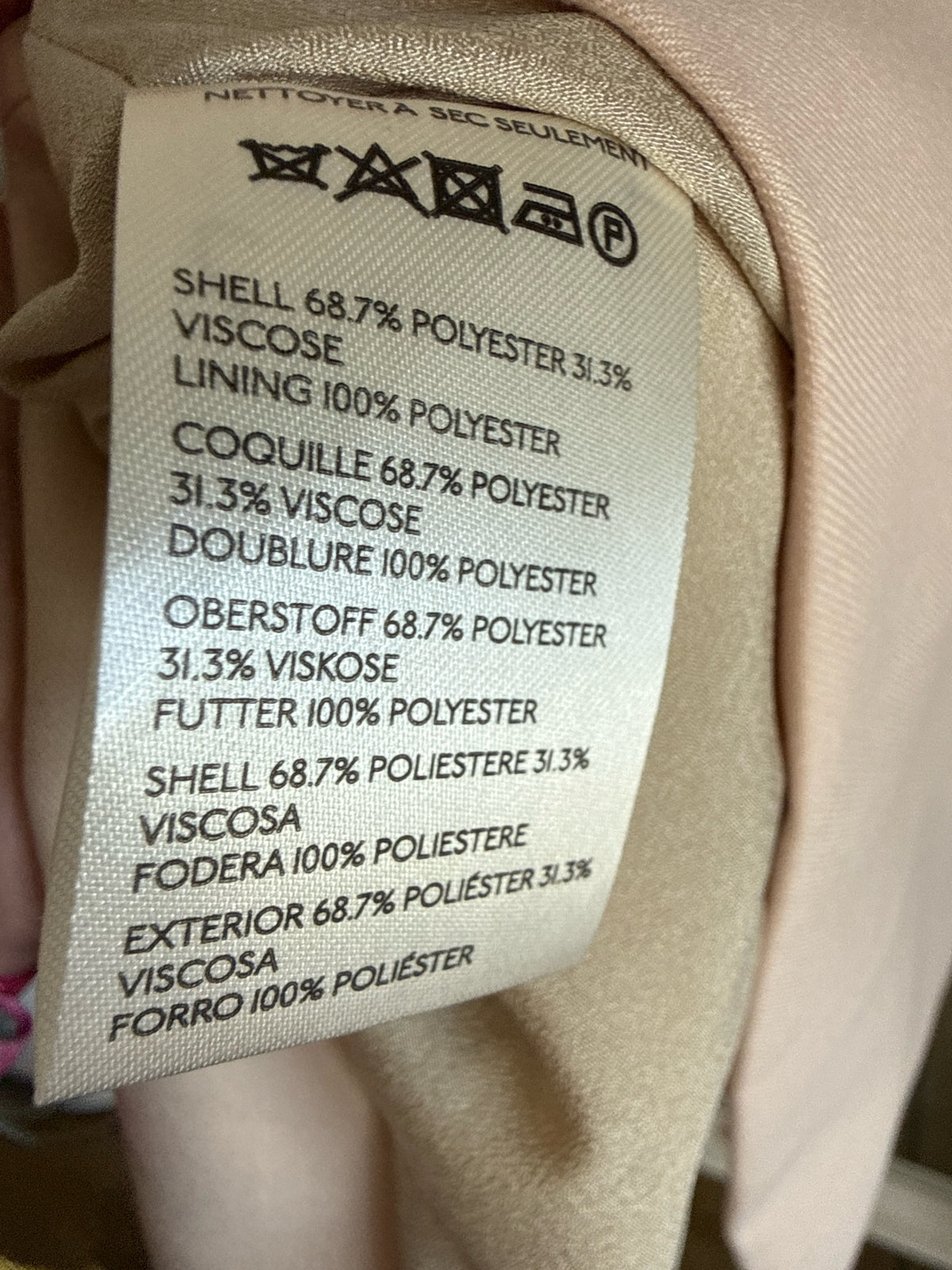 free people Size L Cream Blazer