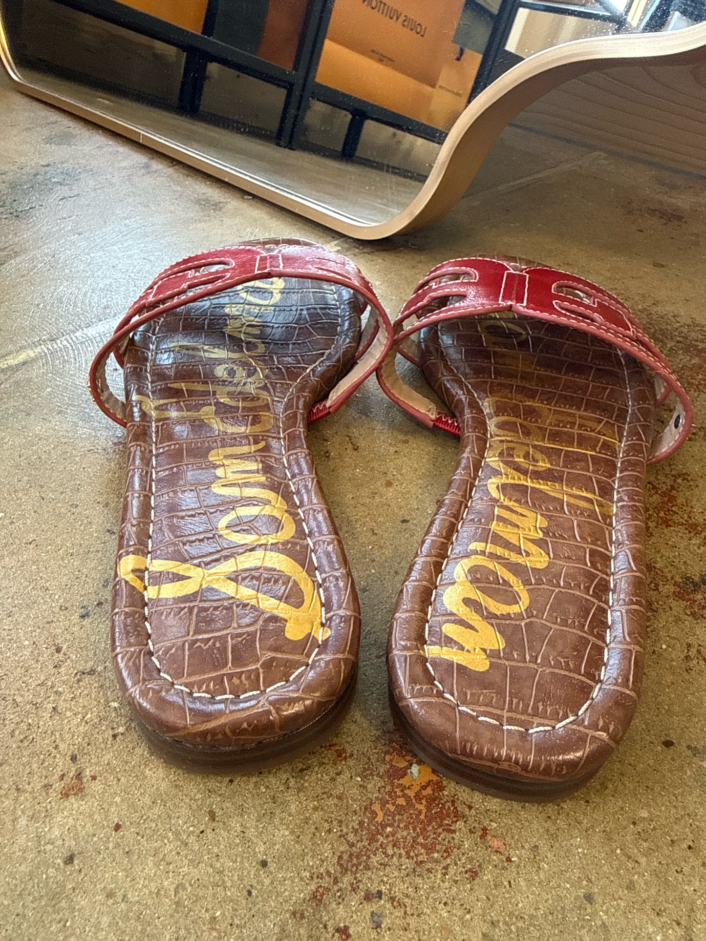 Sam Edelman Shoe Size 7 Red Sandals