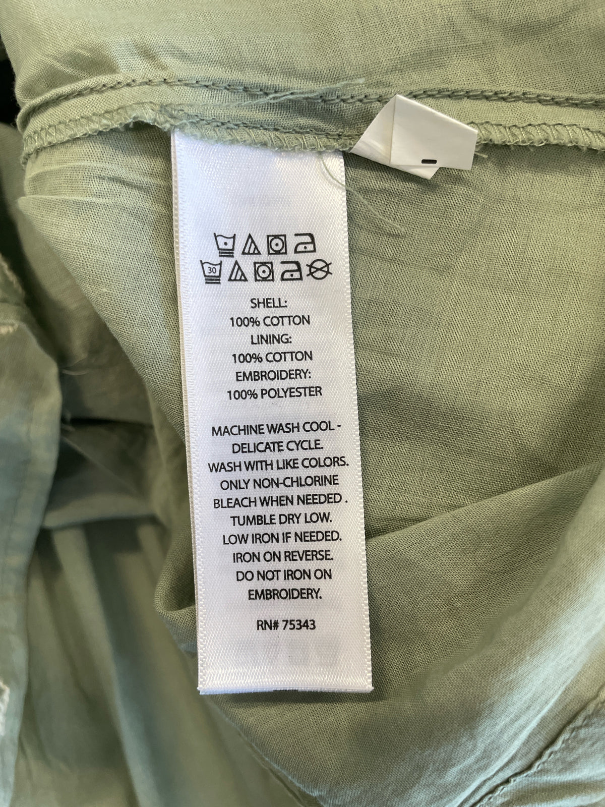 Lucky Brand Size L sage green Dress