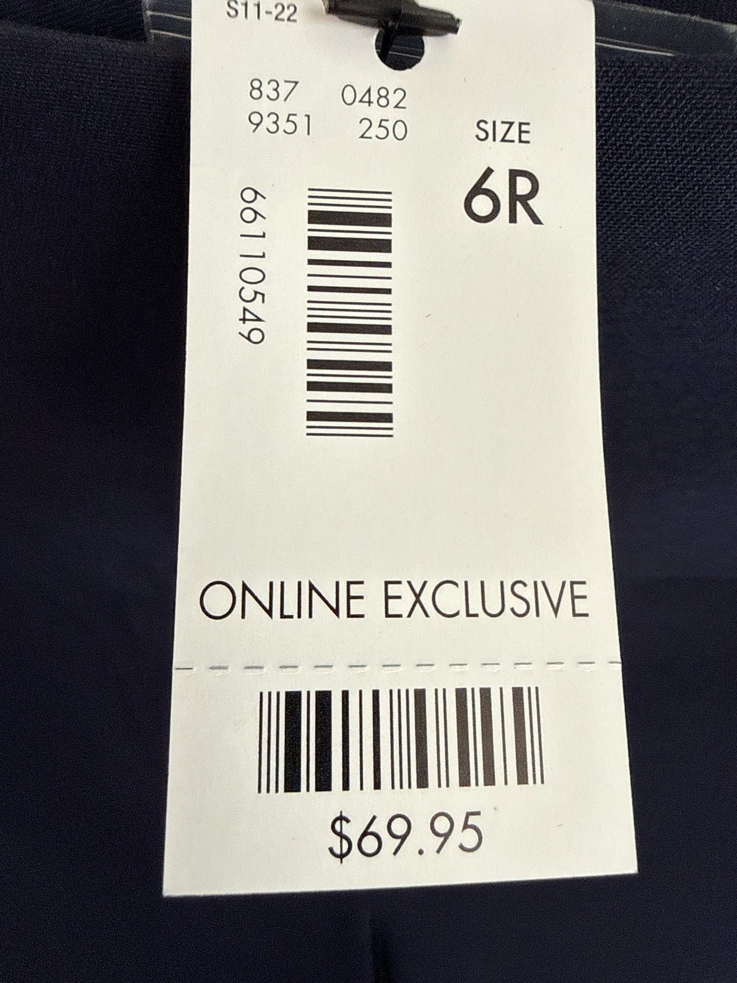 The Limited Size 6 Navy Pants