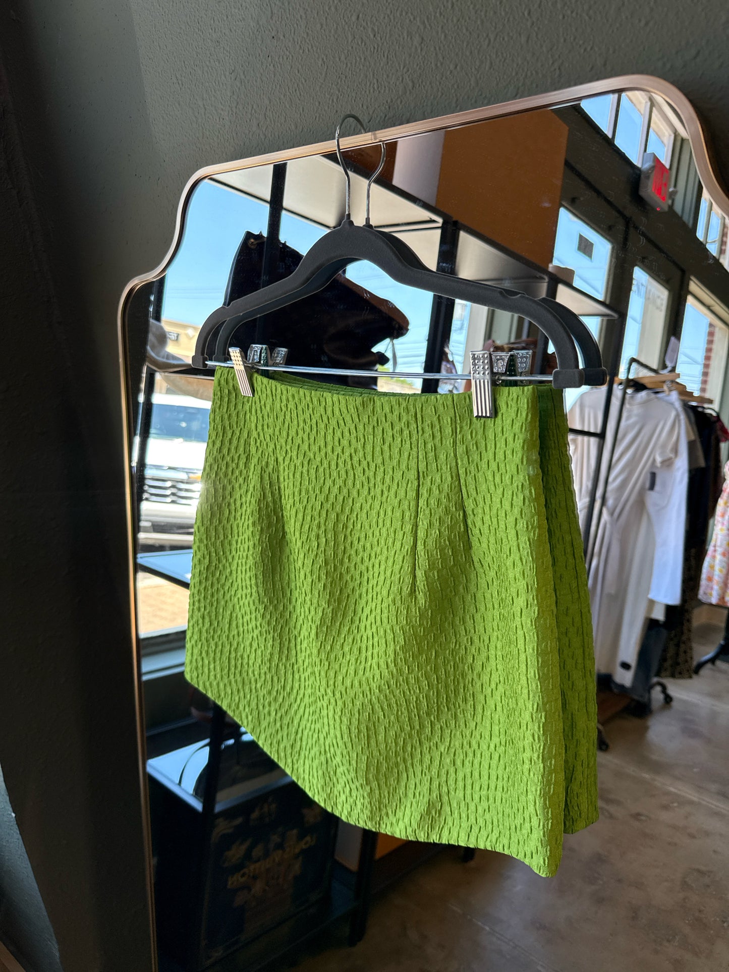 ZARA Size S Green Skirt