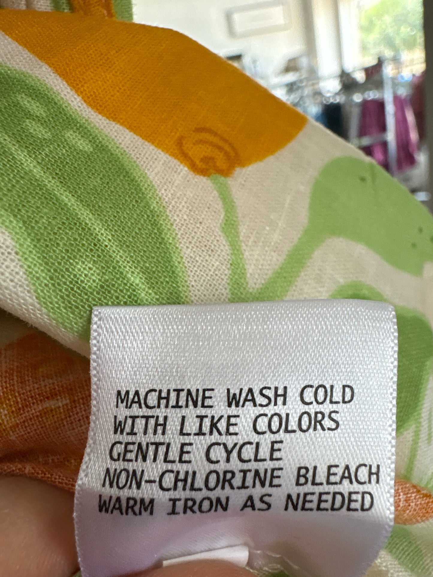 Rachel Zoe Size M cream + orange Skirt