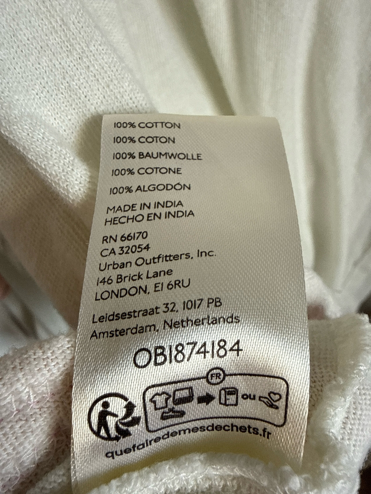 We The Free Size M Cream Sweatshirt/Hoodie