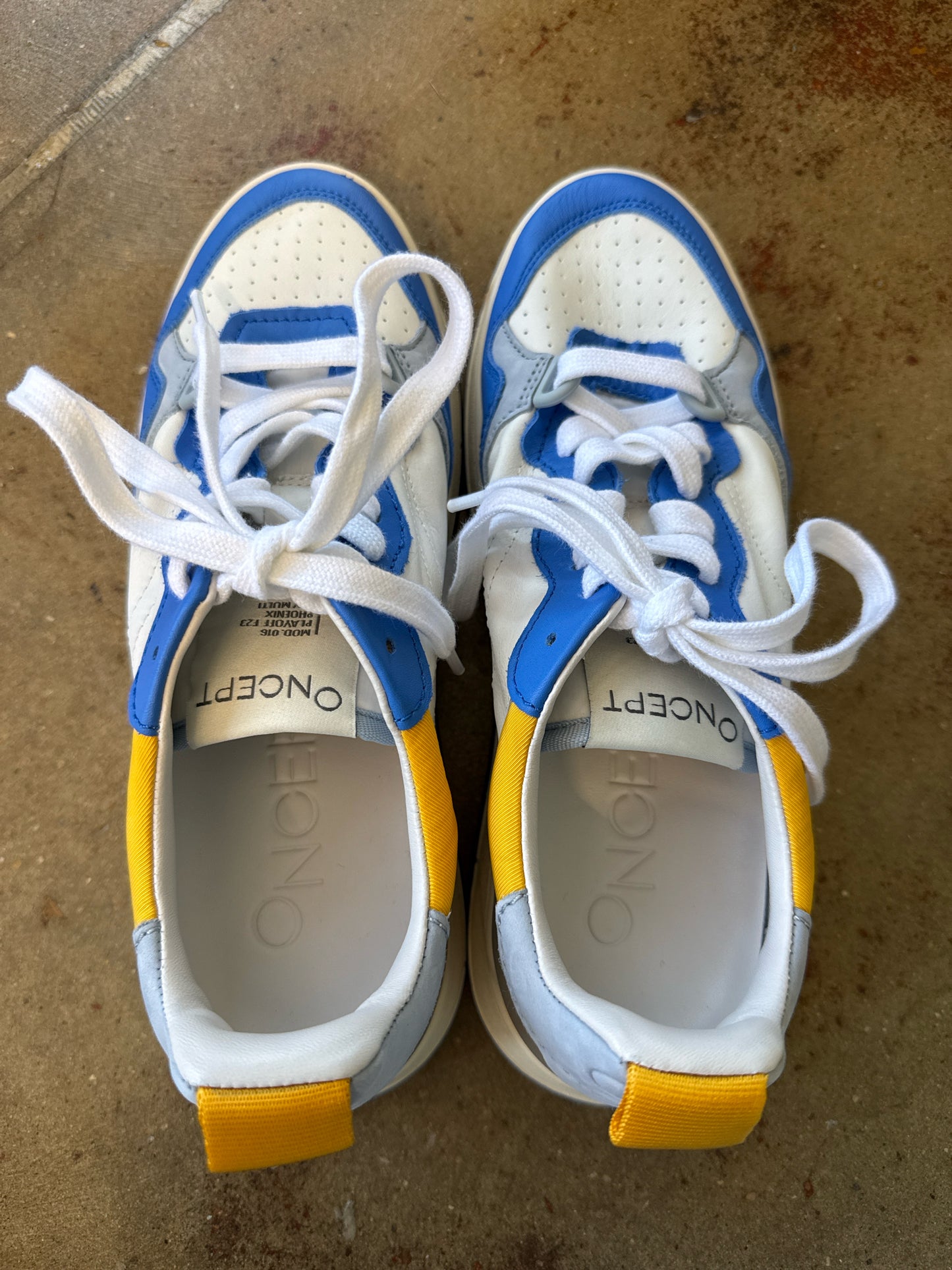 Oncept Blue/Yellow Sneakers