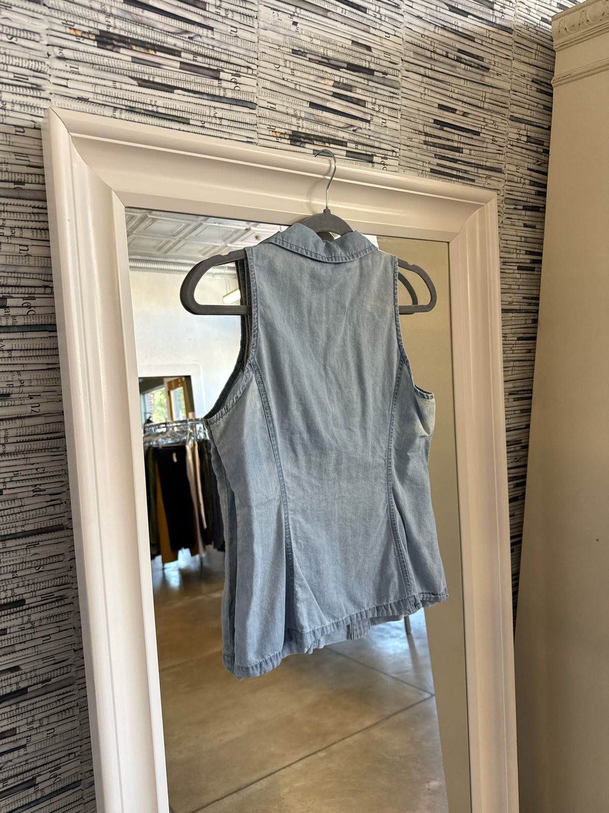 MICHAEL KORS Size S Denim Top