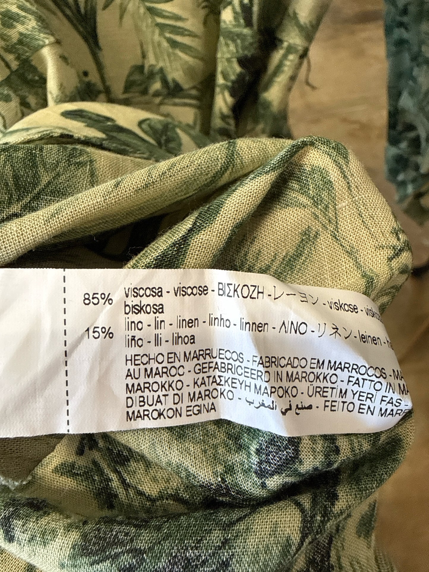 ZARA Size M Green Dress