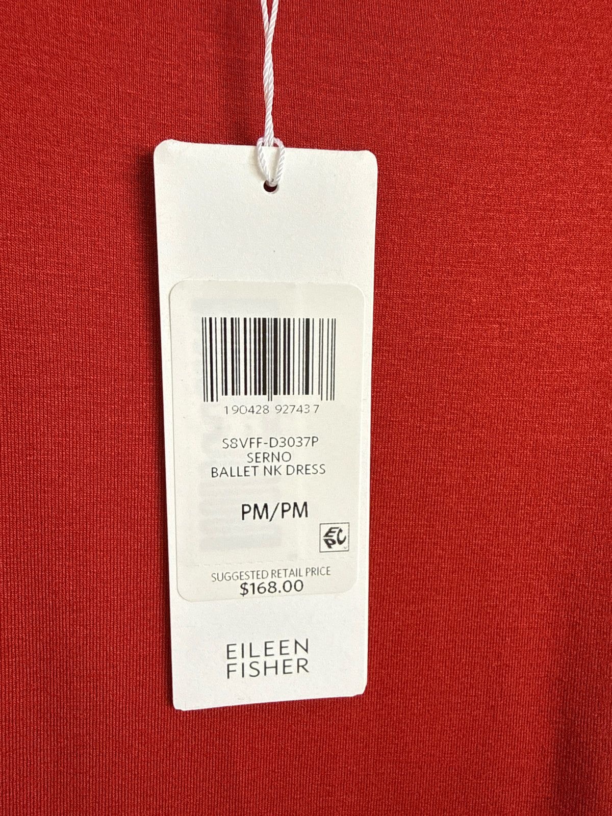 EILEEN FISHER Size PM Red Dress