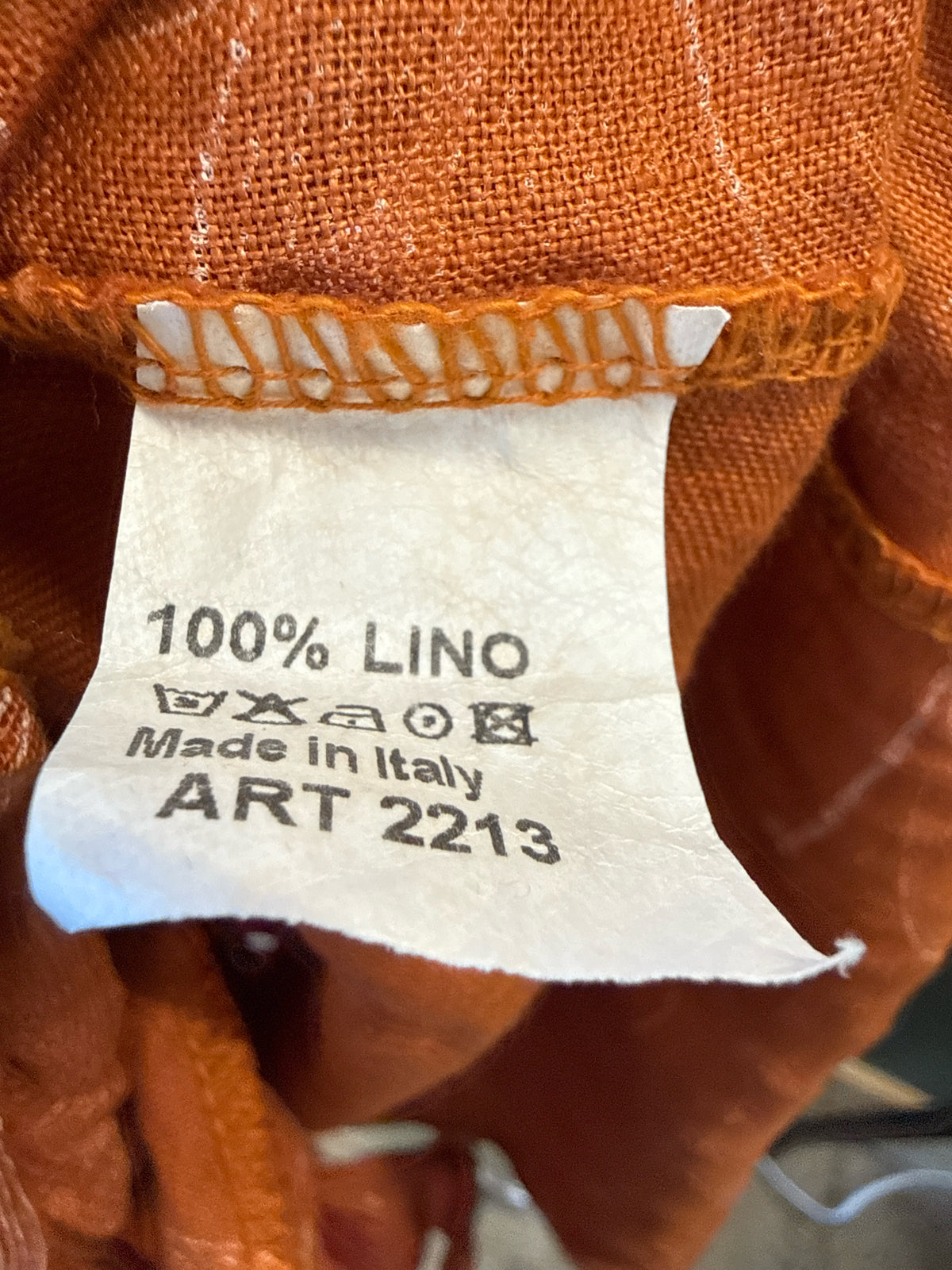 Made in Italy Size OS Burnt Orange Dress