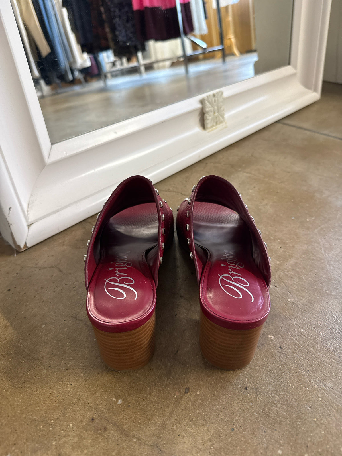 Brighton Shoe Size 6.5 Red Wedge