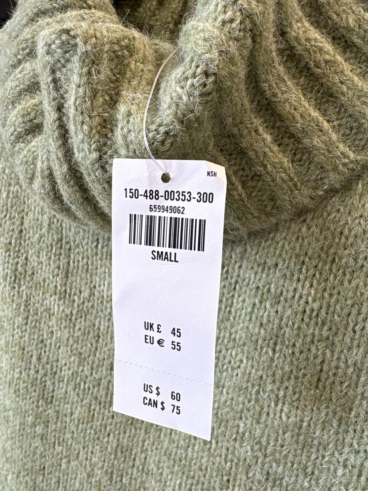 Abercrombie & Fitch Size S Green Sweater