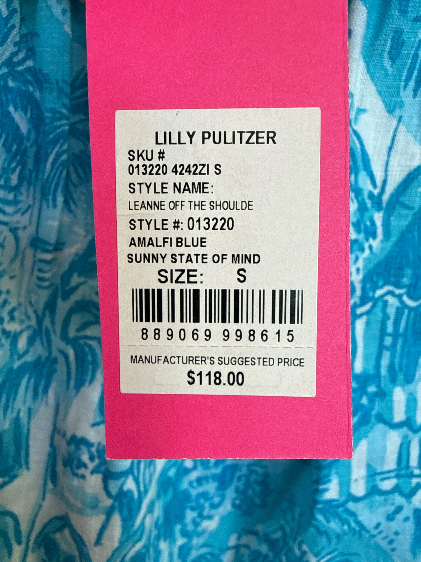 Lilly Pulitzer Size S Blue Top