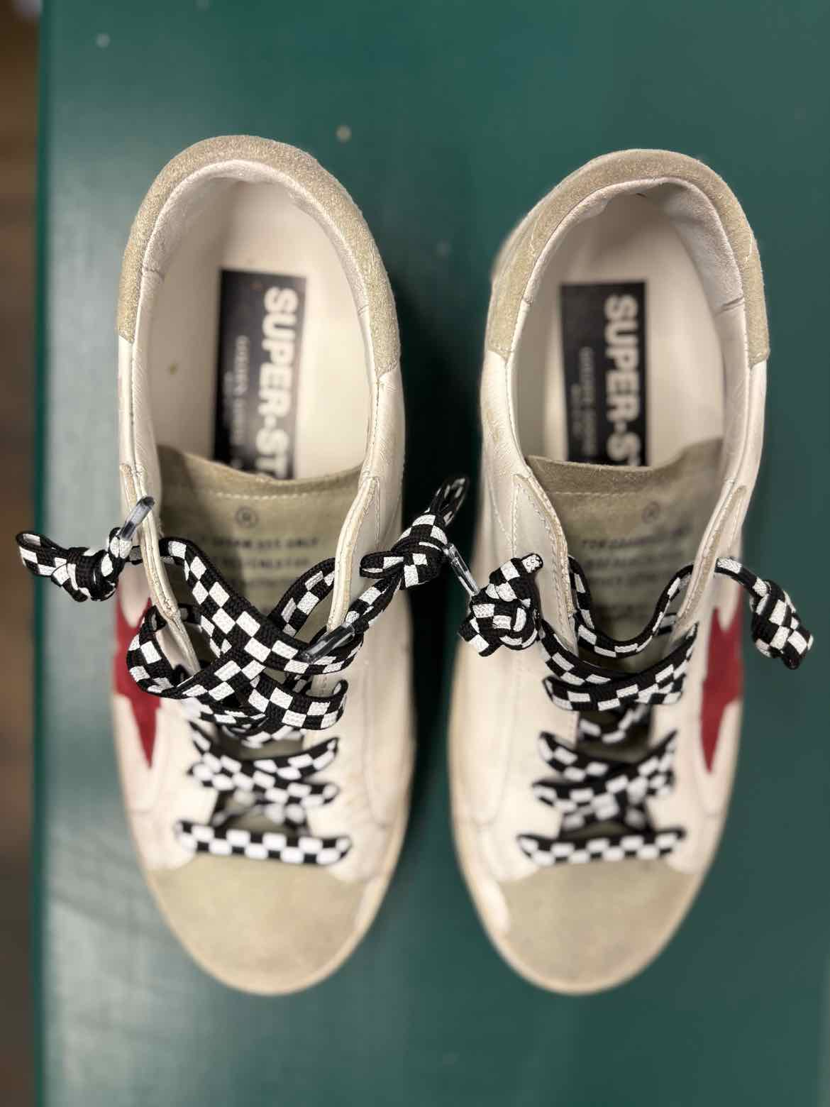 Golden Goose Shoe Size 38 white/multi star Sneakers