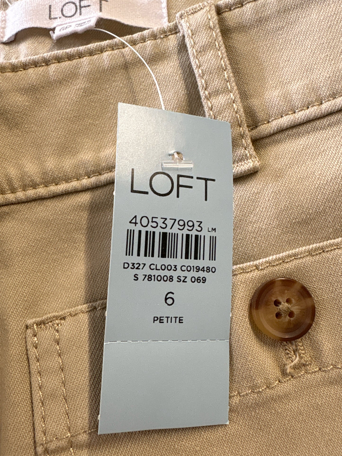 LOFT Size 6 Tan Pants