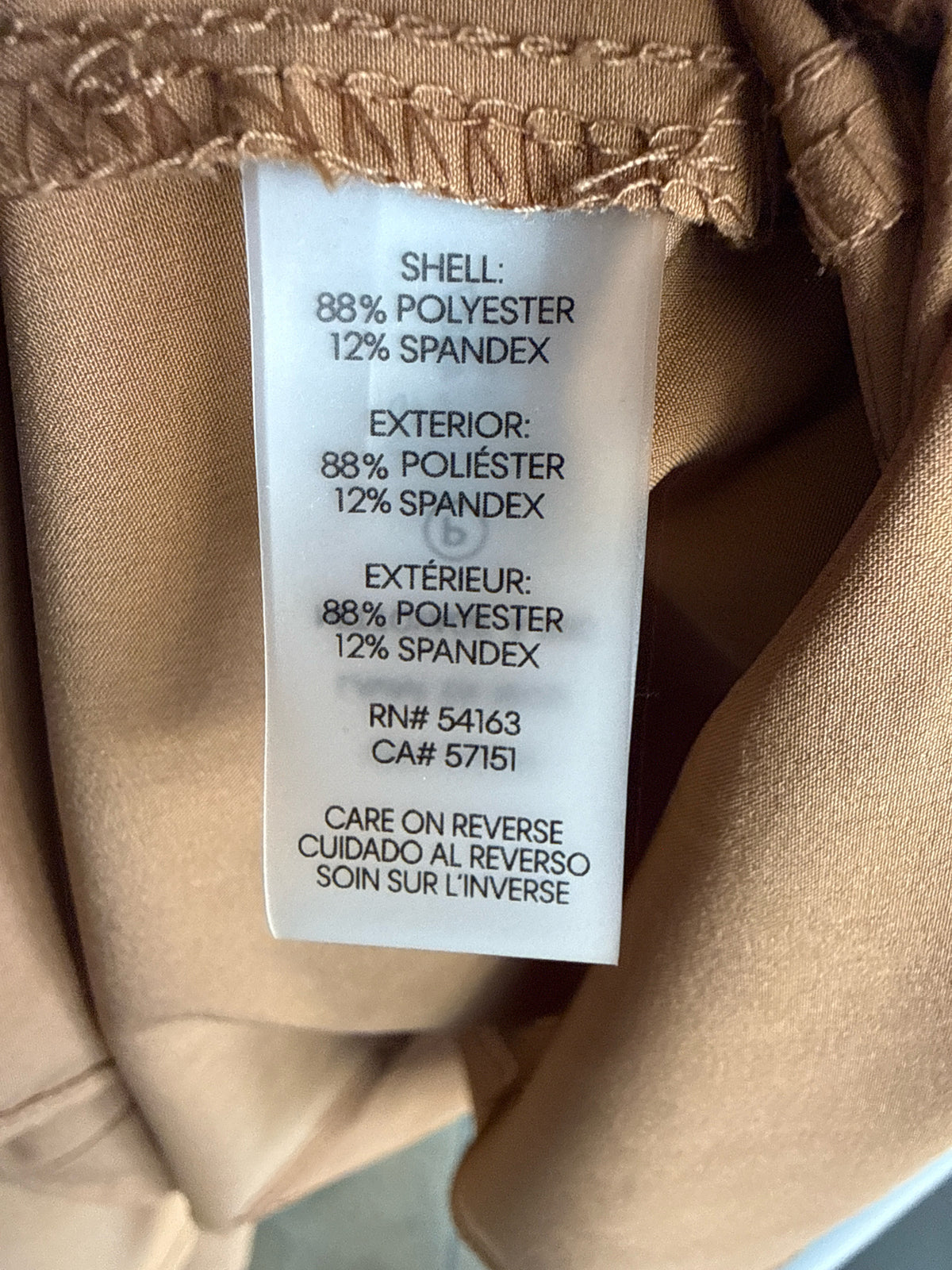 CALVIN KLEIN Size 12 Brown Dress