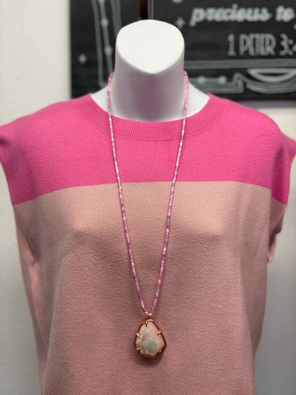 kendra Scott Pink/Purple Beaded Necklace