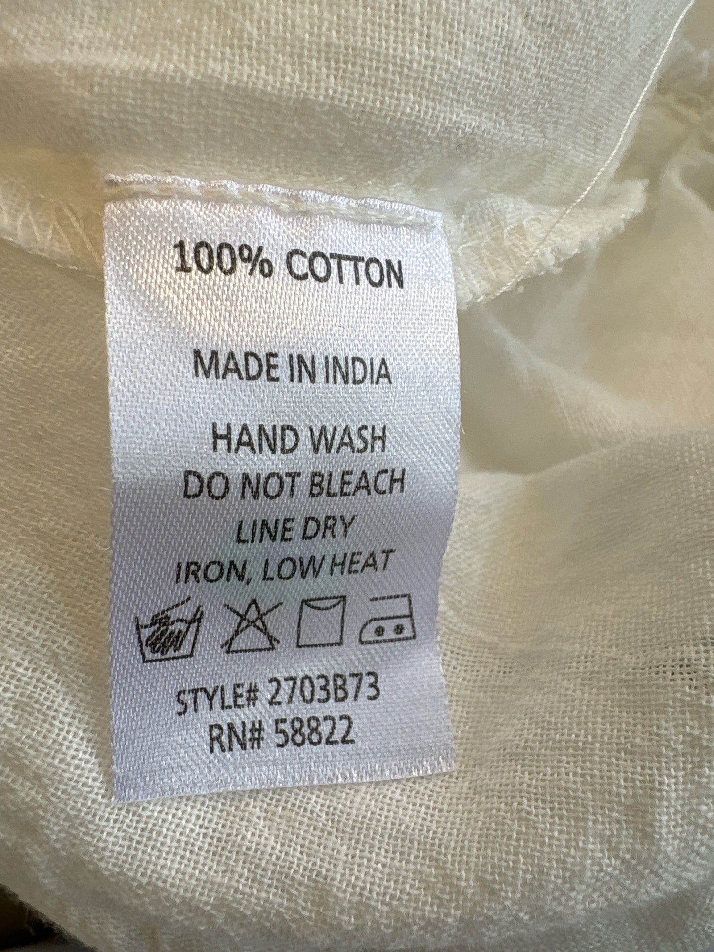 Max Studio Size XL White Top