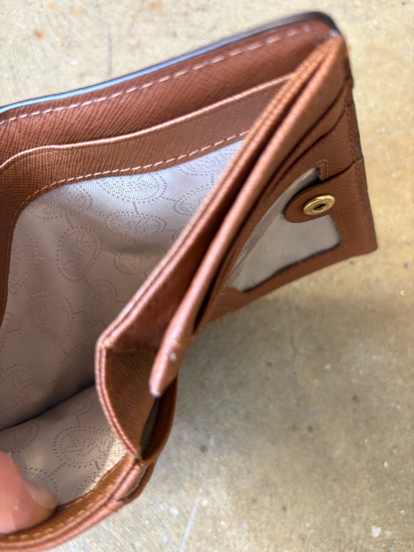 MICHAEL KORS Brown Wallet/Wristlet