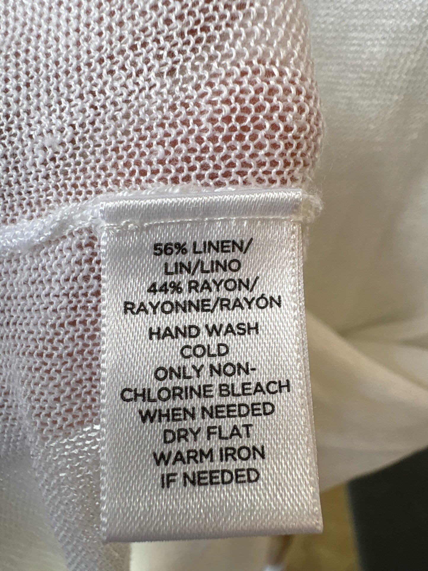 Lou & Grey Size XS White Knit Top