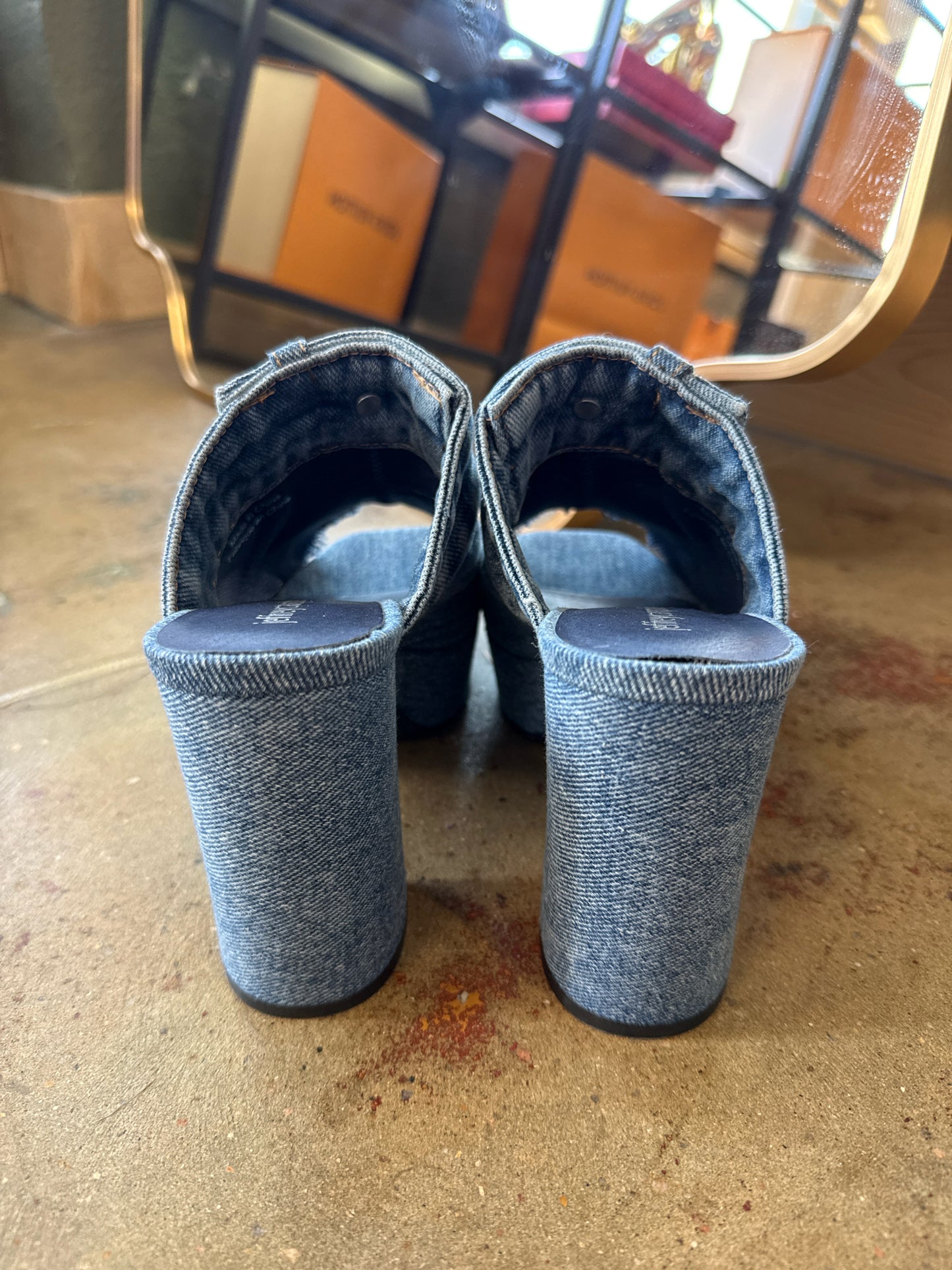 Jeffrey Campbell Shoe Size 7 Denim Heels