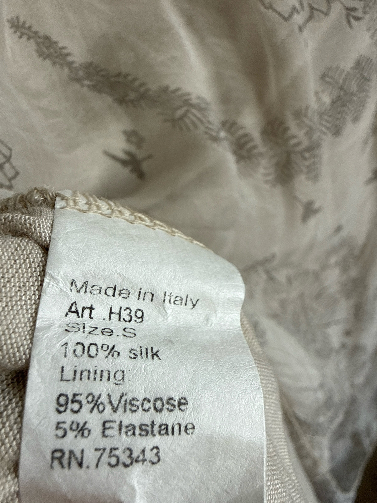 Luisa Ricci Size S Cream Top