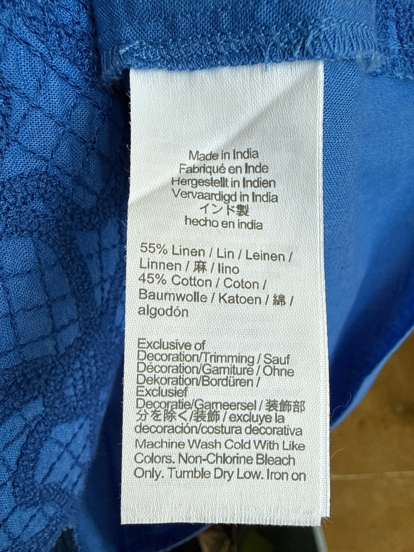 J. CREW Size S Blue Top