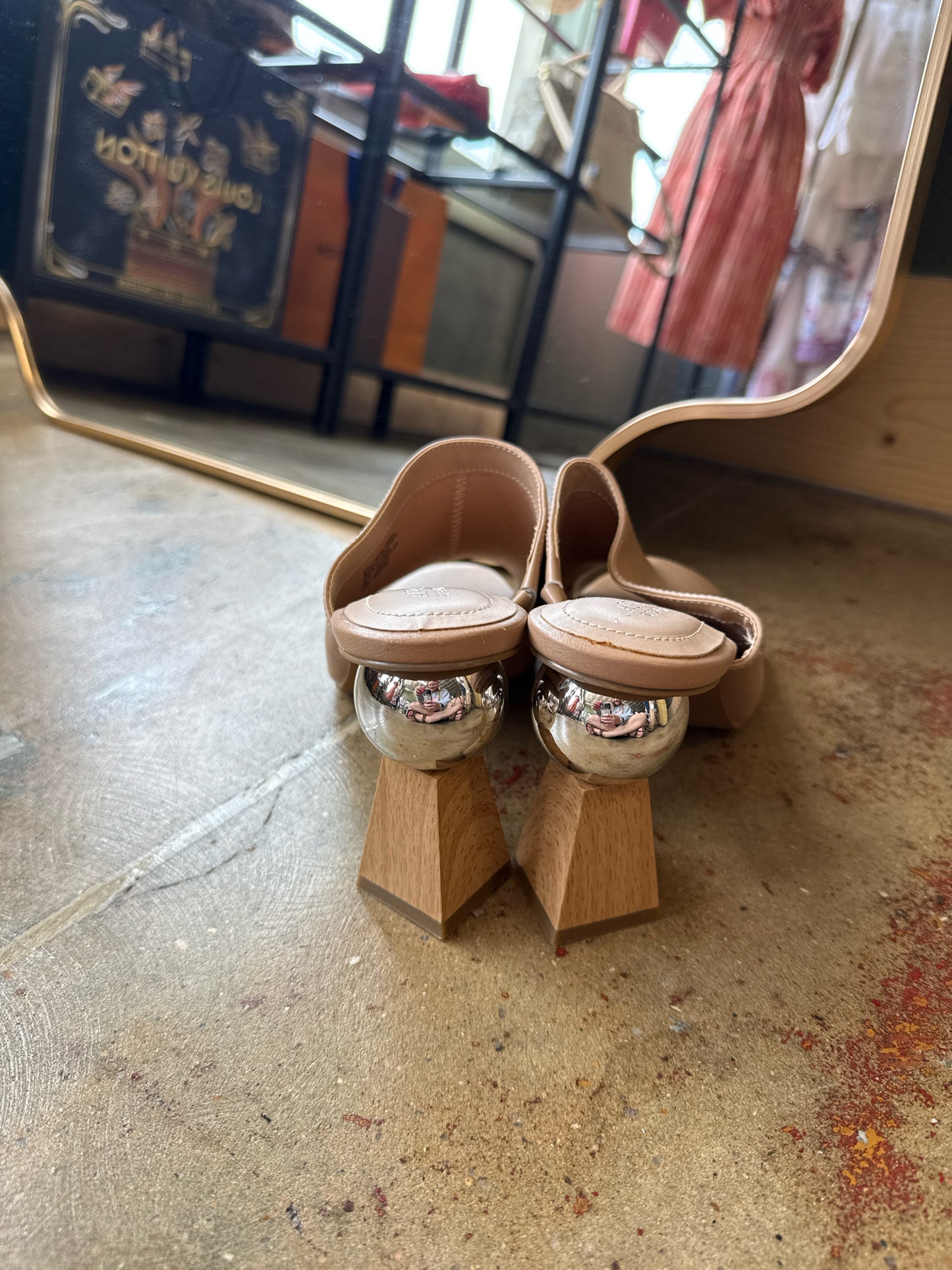 Alfani Shoe Size 10 Tan Heels