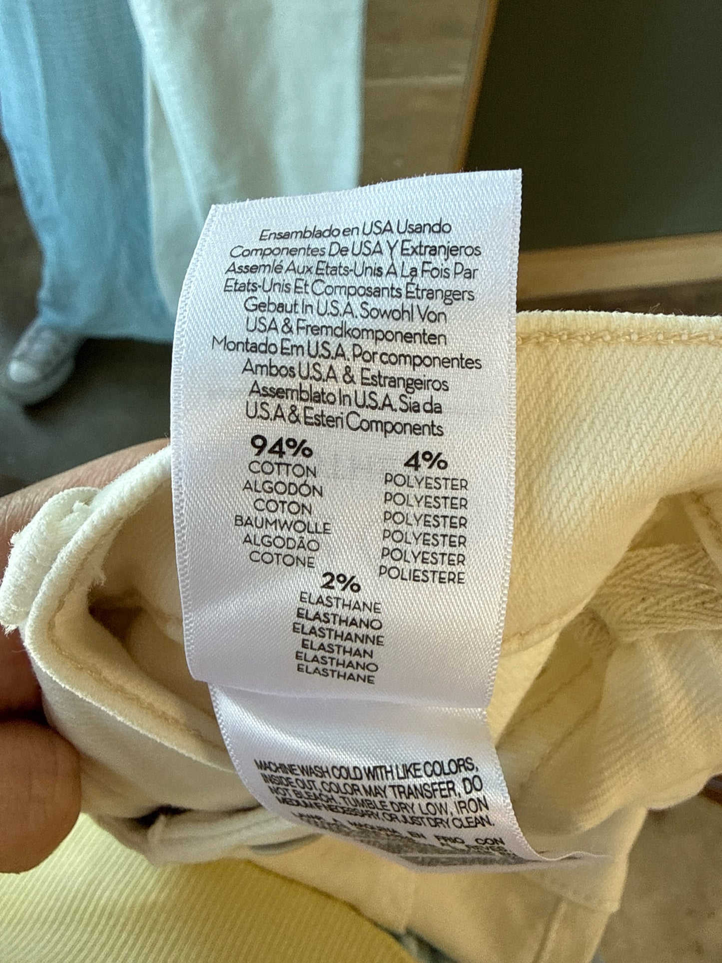 Mother Size 26 White Pants