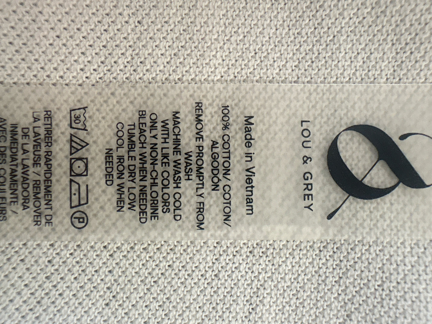 Lou & Grey Size M Cream Top