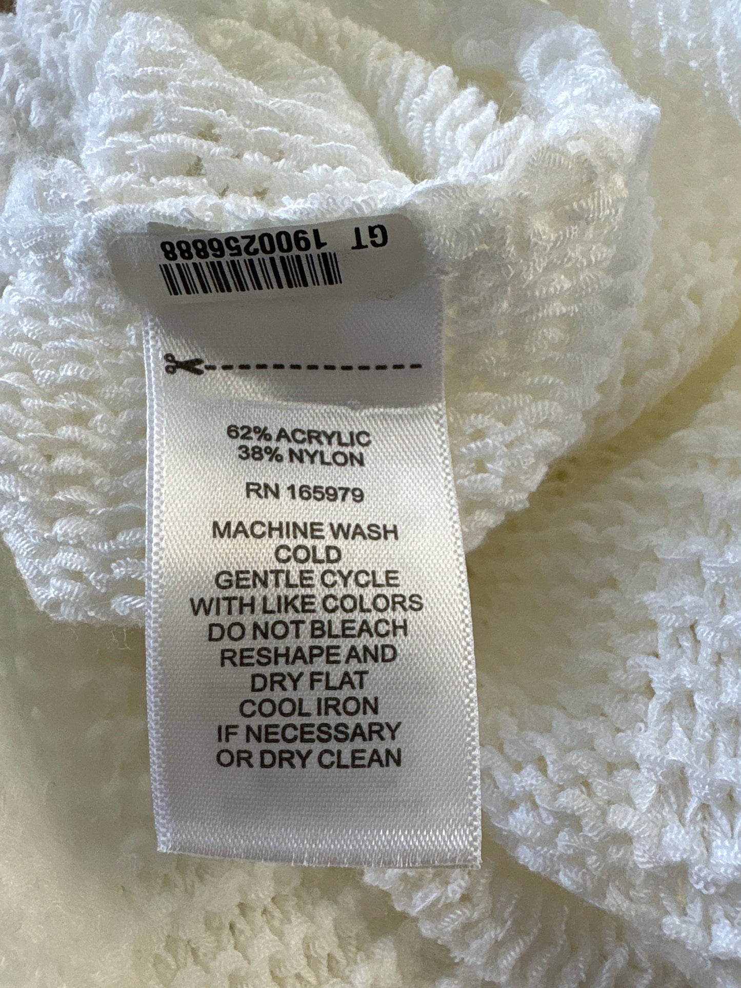 Cable & Gauge Size M White Top