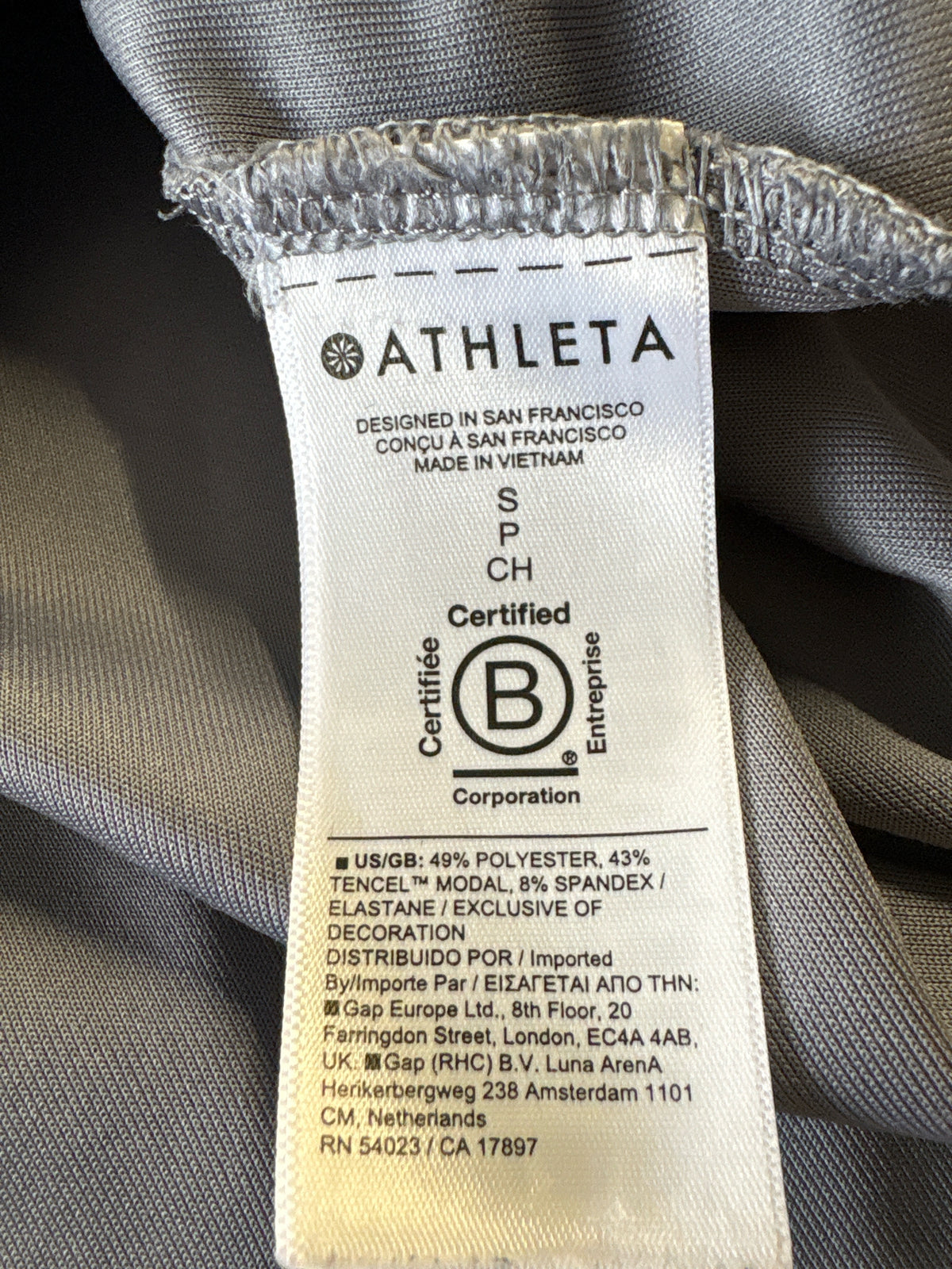 ATHLETA Size SP Blue Sweatshirt/Hoodie